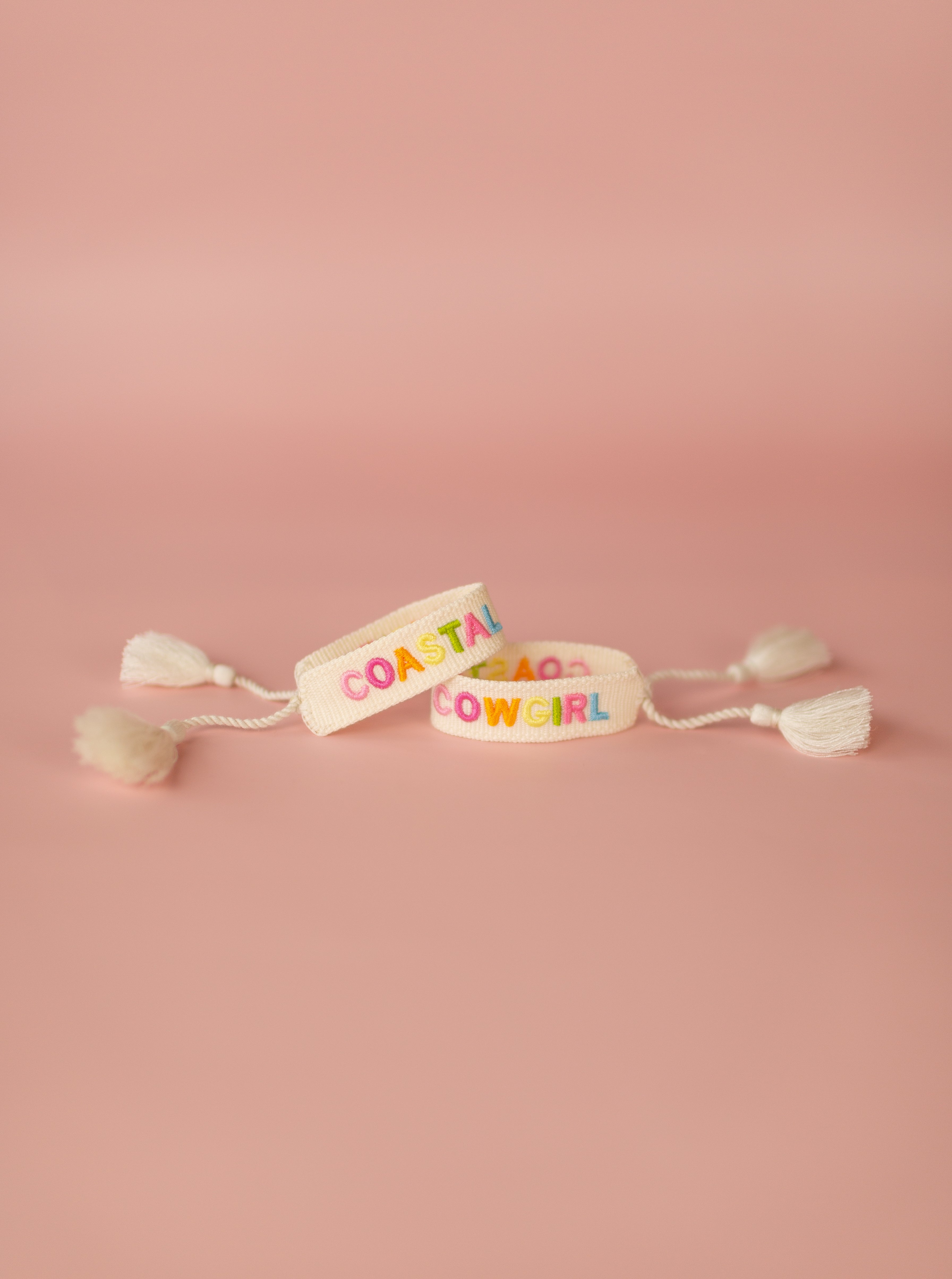 Coastal Cowgirl Embroidered Bracelet