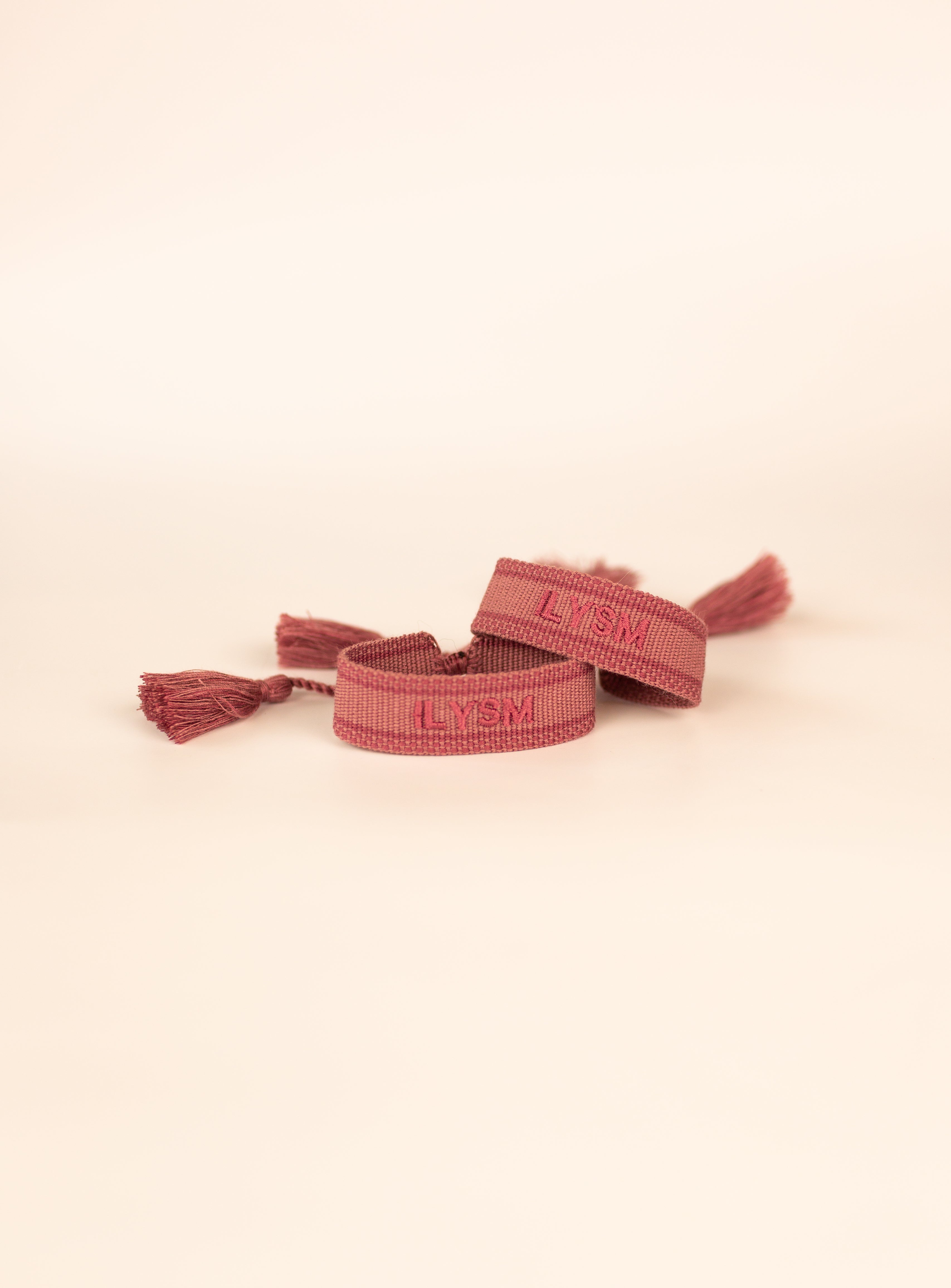 ILYSM Embroidered Bracelet