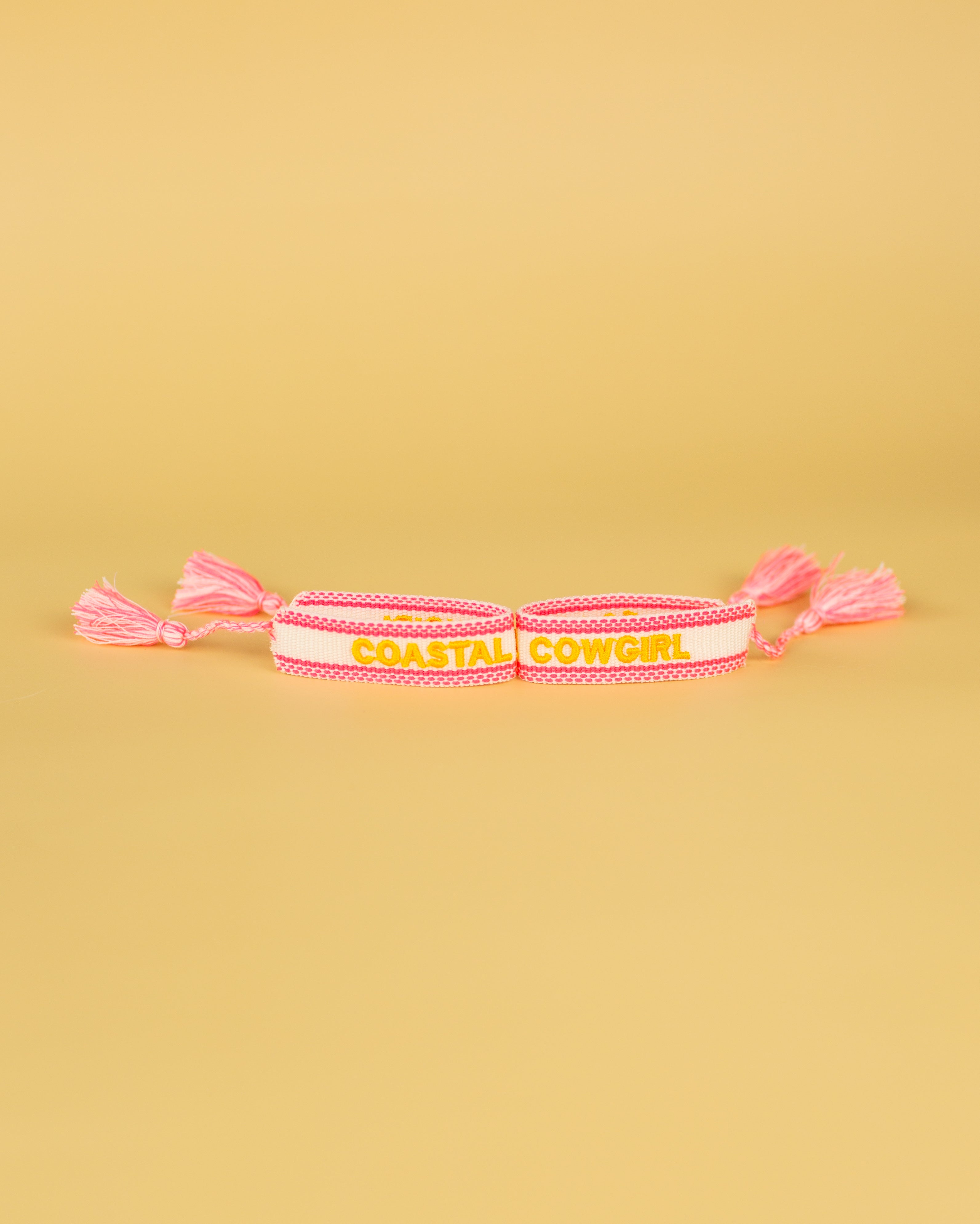 Coastal Cowgirl Embroidered Bracelet