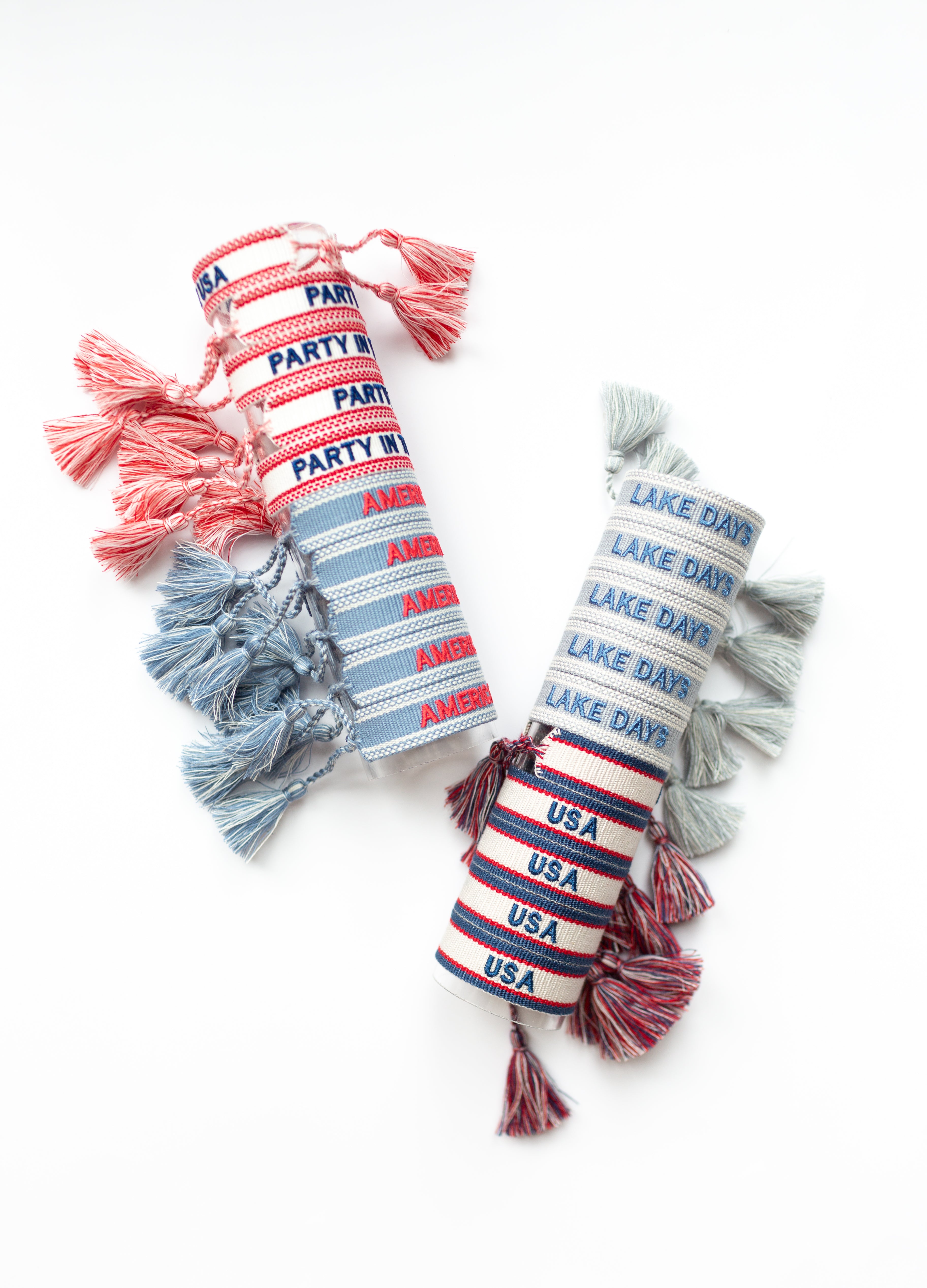 USA Embroidered Bracelet