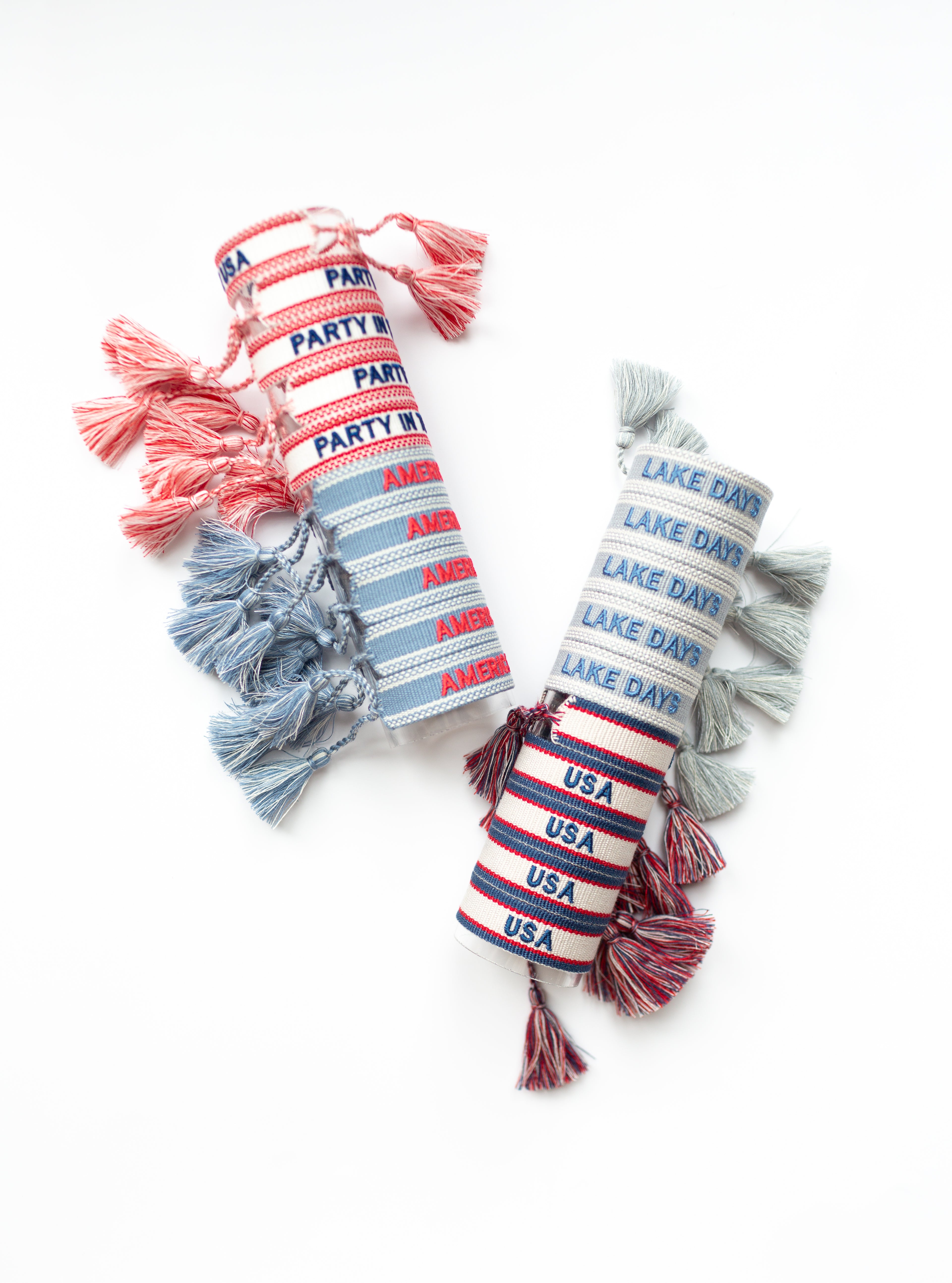 Lake Days Embroidered Bracelet