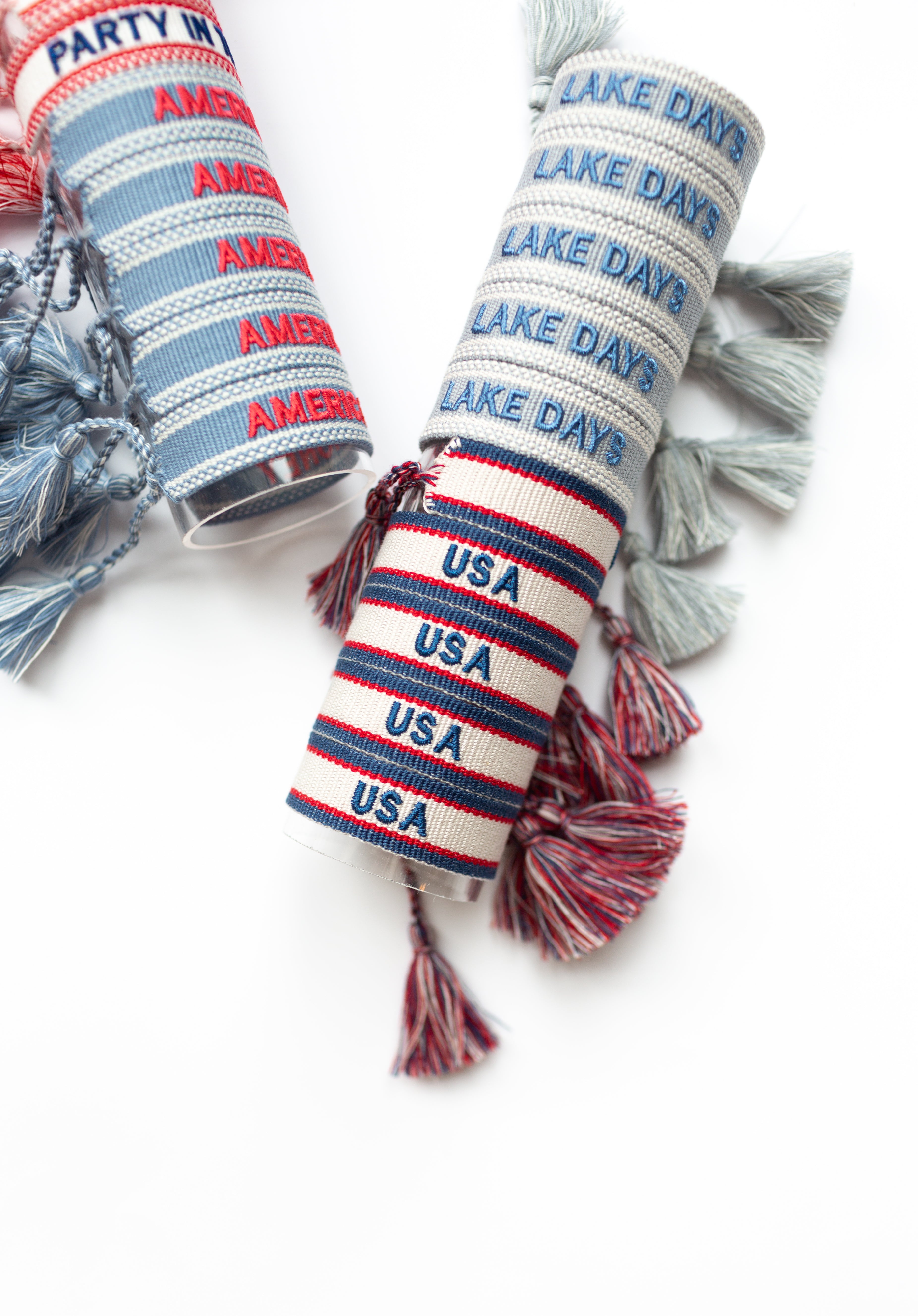 USA Embroidered Bracelet