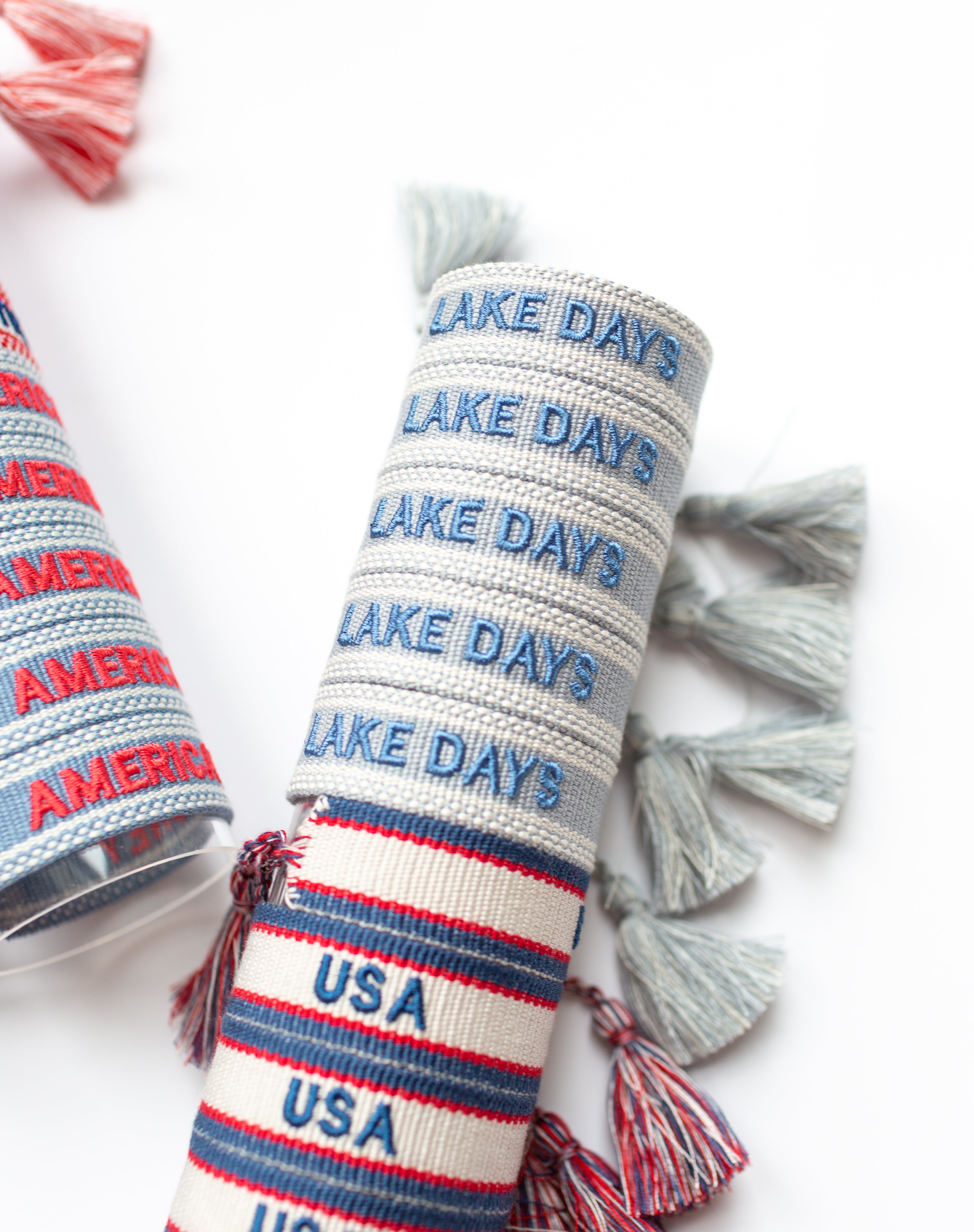 Lake Days Embroidered Bracelet