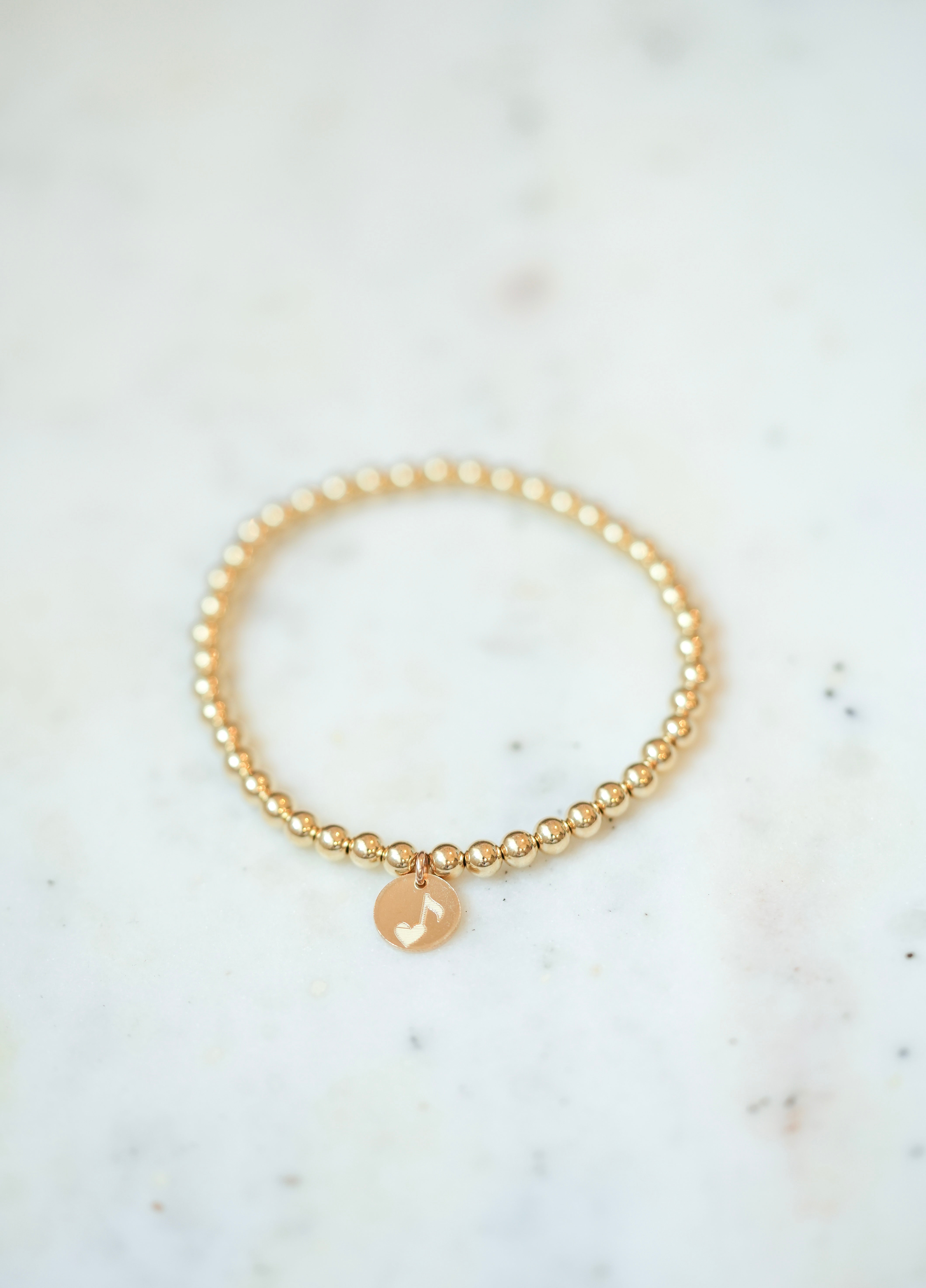 Laura Osnes Gold Filled Beaded Bracelet