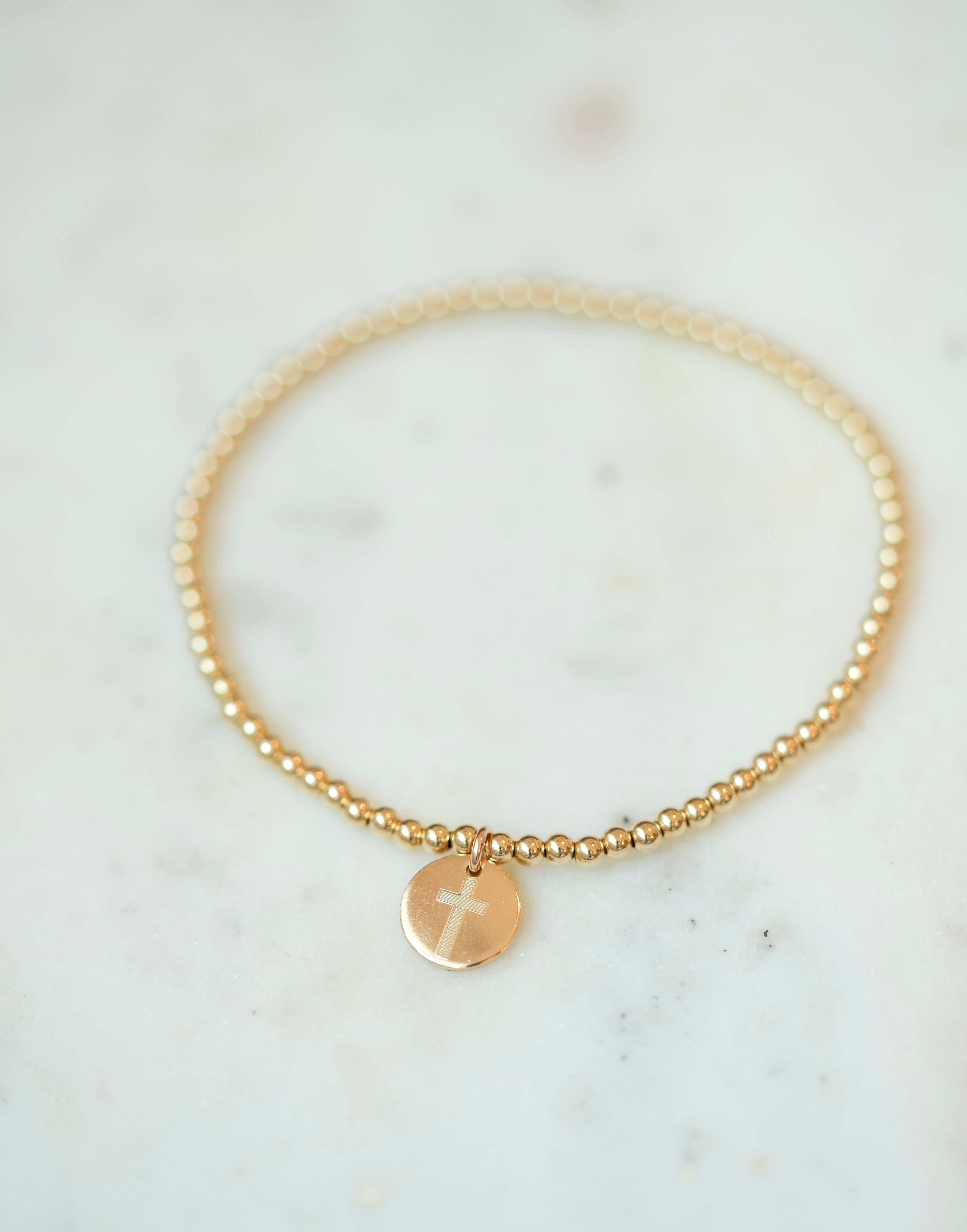 Laura Osnes Mini Gold Filled Beaded Bracelet
