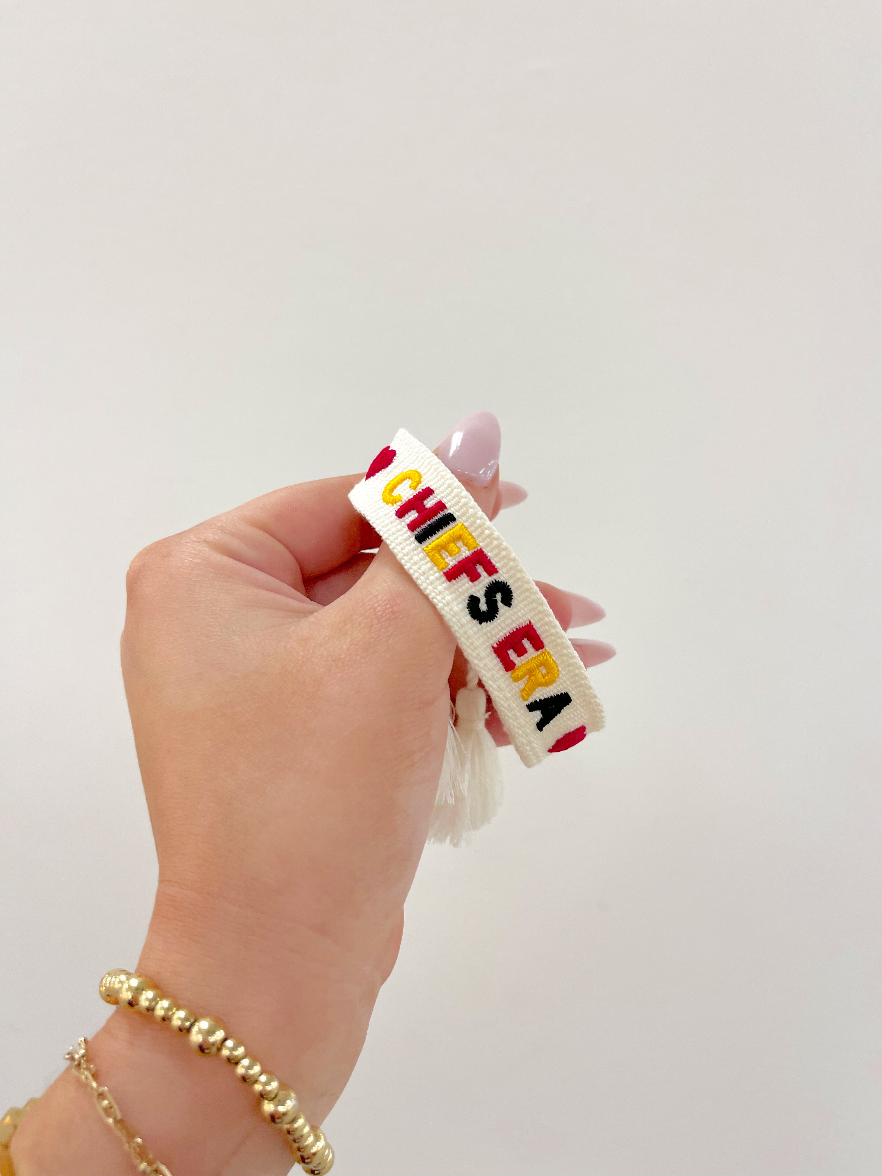 Chiefs Era Embroidered Bracelet