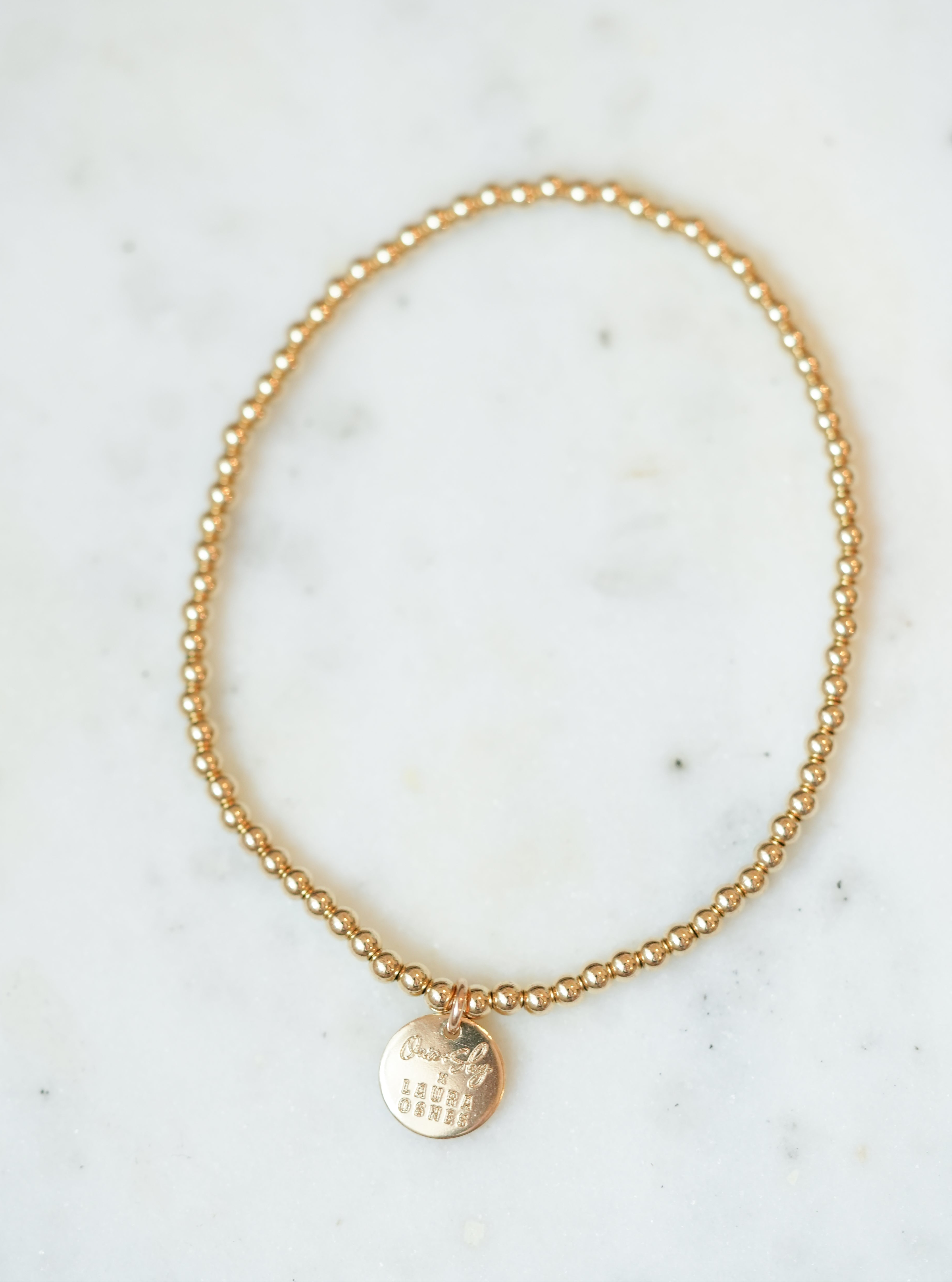 Laura Osnes Mini Gold Filled Beaded Bracelet