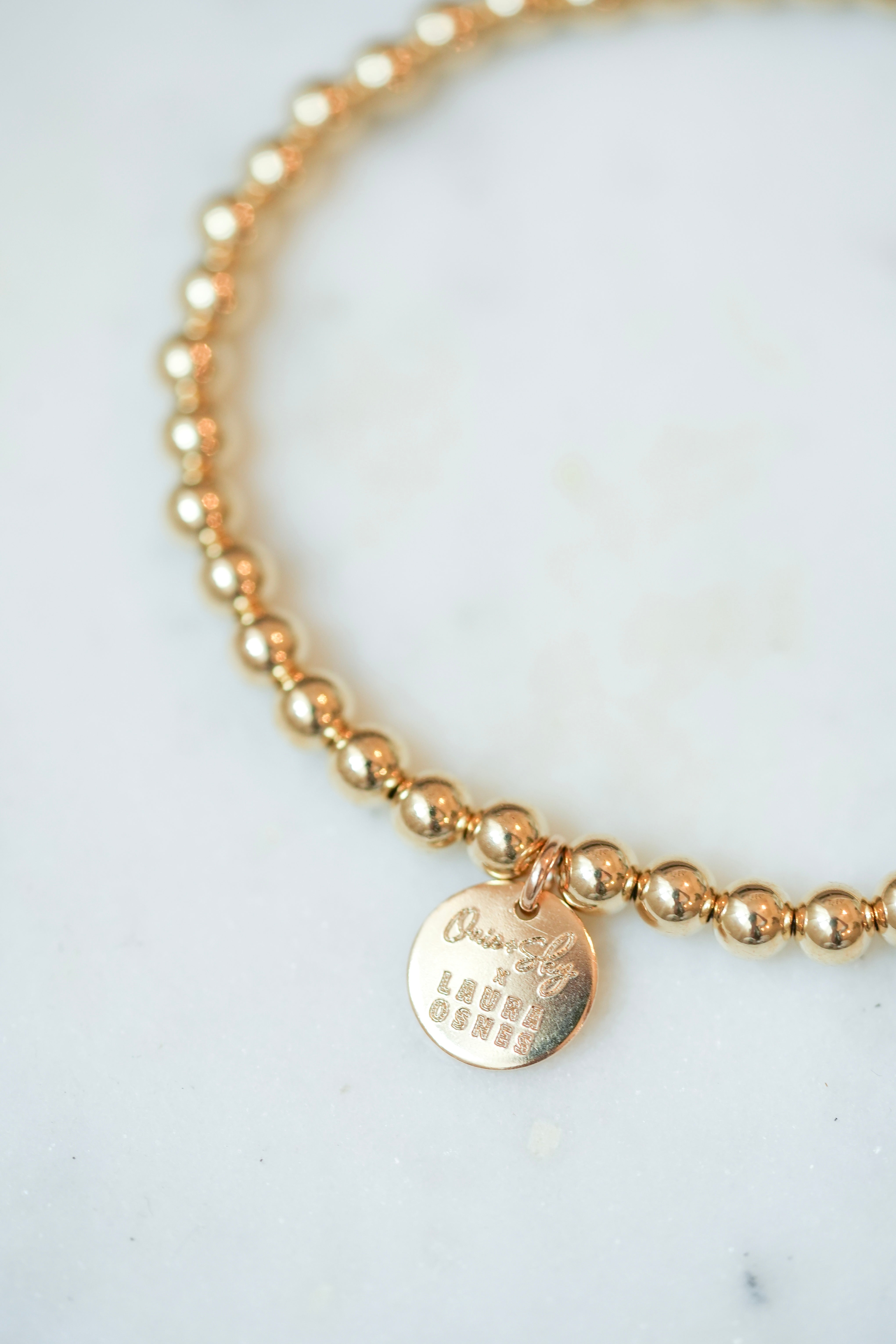 Laura Osnes Gold Filled Beaded Bracelet