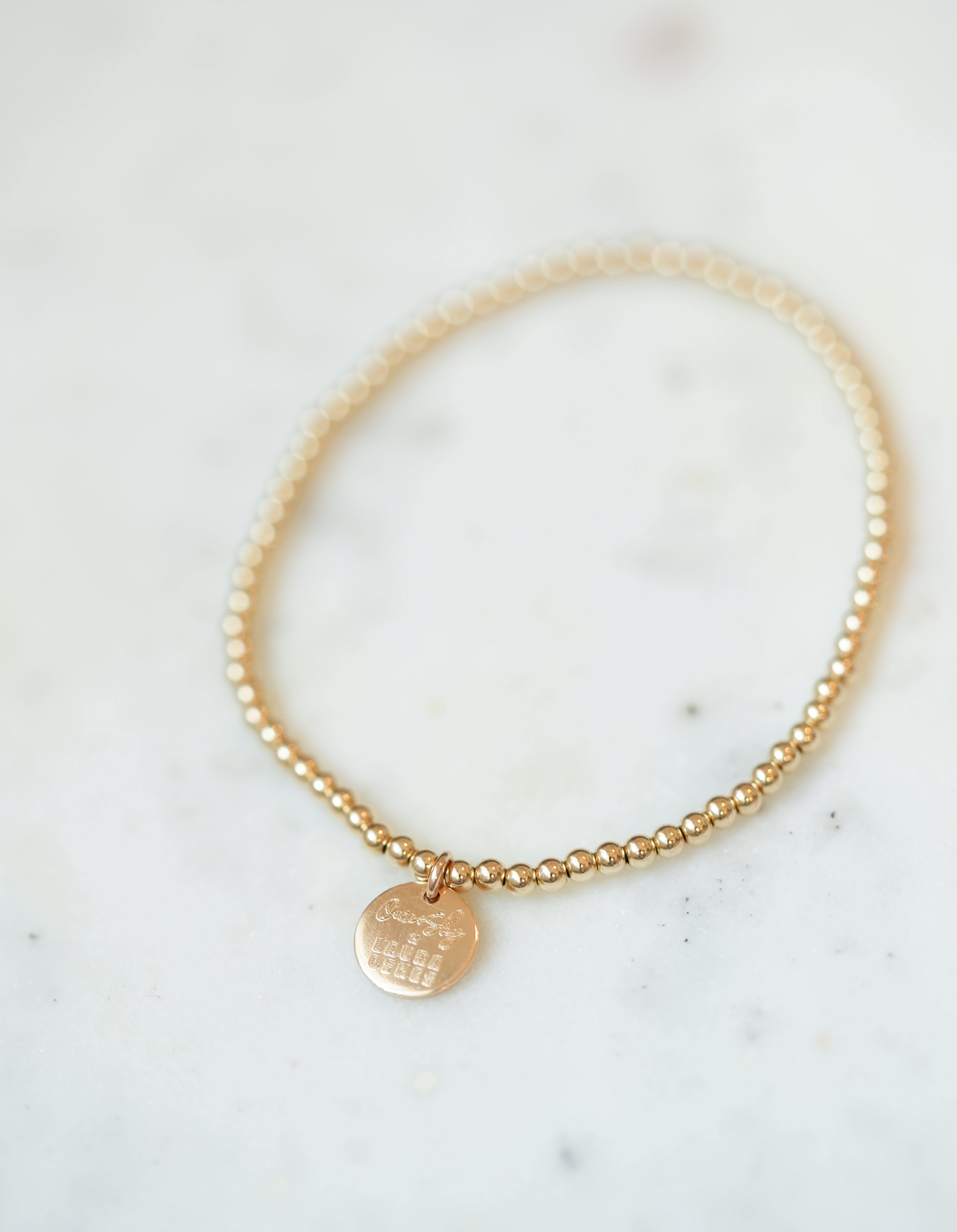 Laura Osnes Mini Gold Filled Beaded Bracelet
