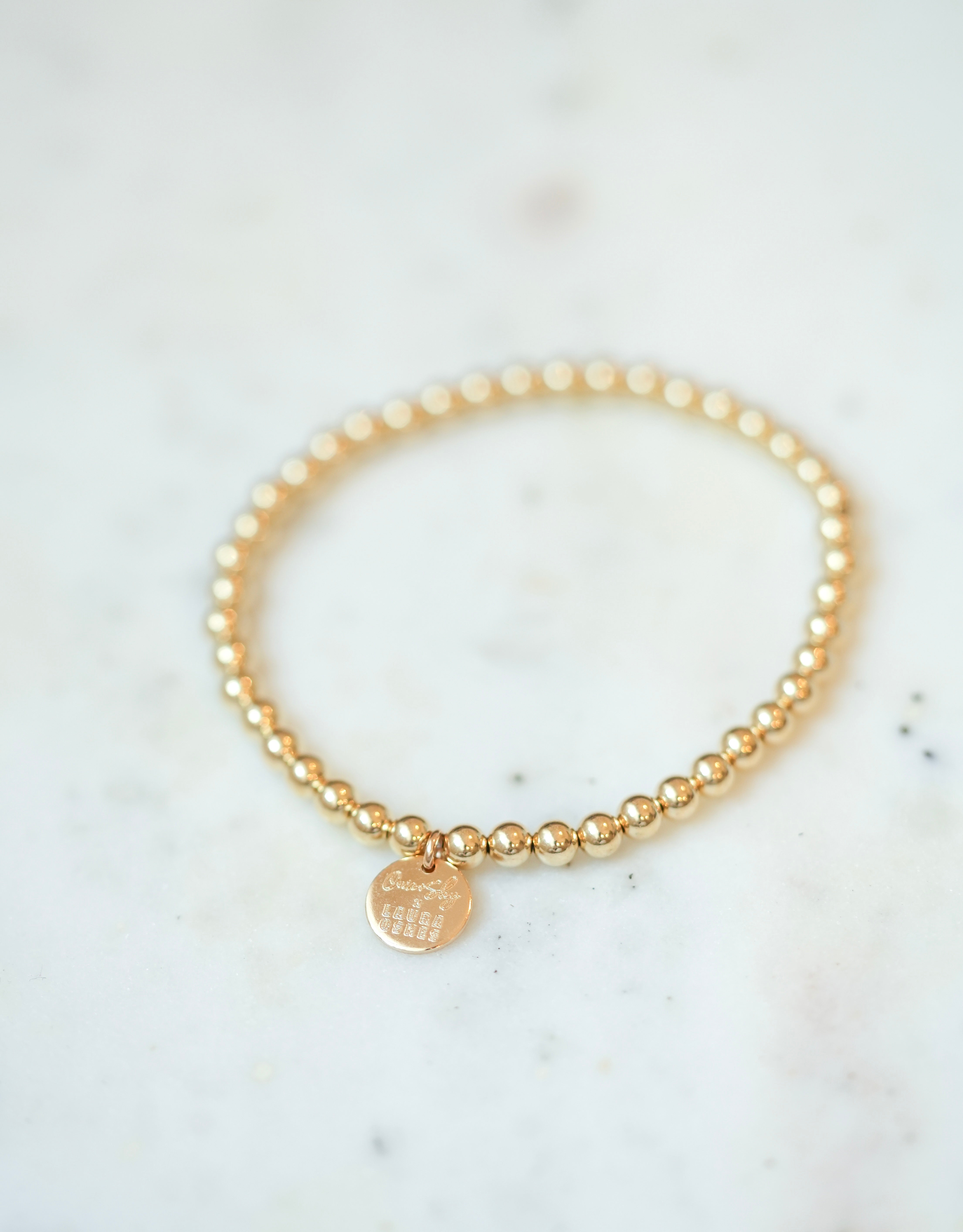 Laura Osnes Gold Filled Beaded Bracelet