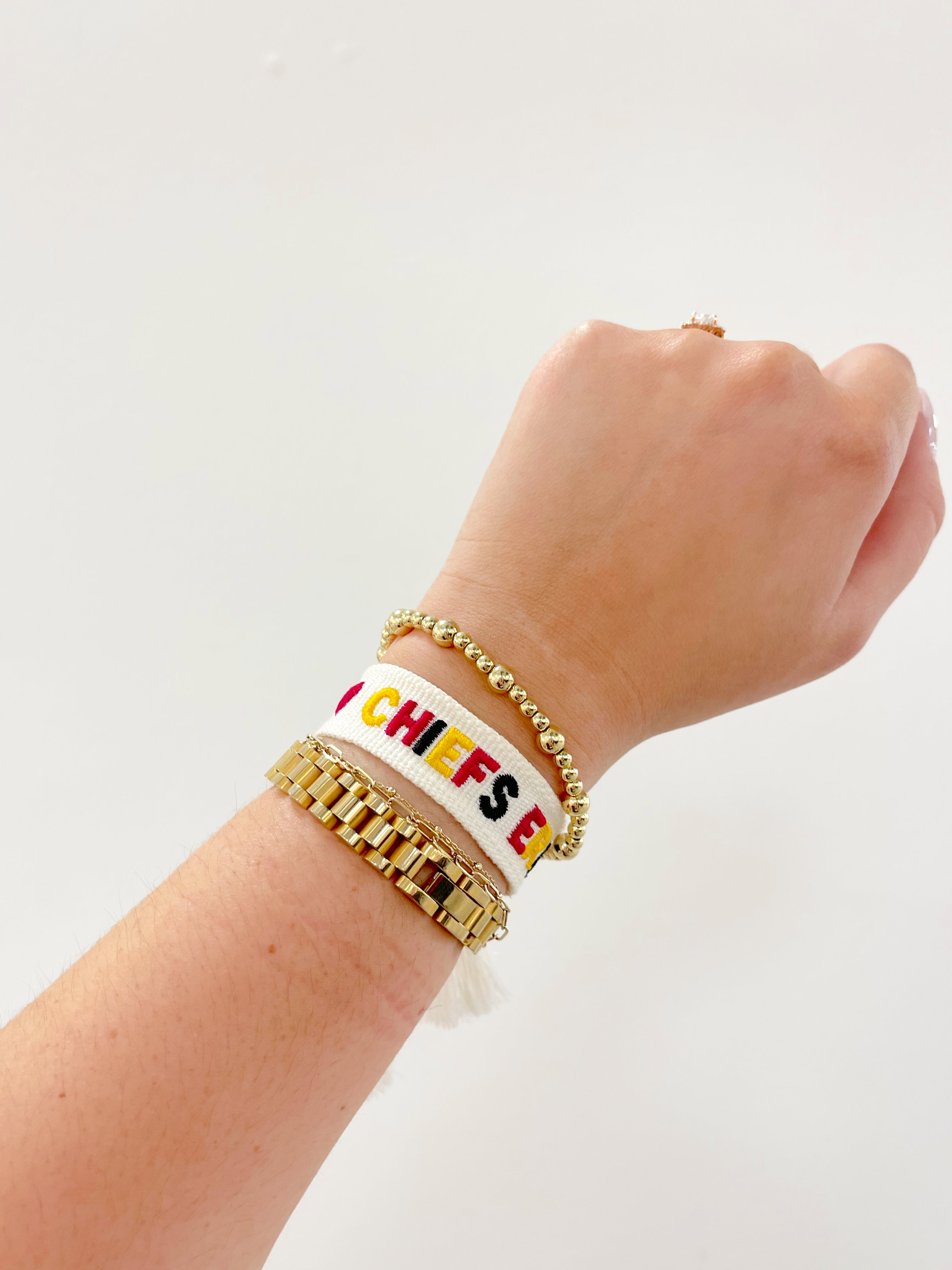 Chiefs Era Embroidered Bracelet