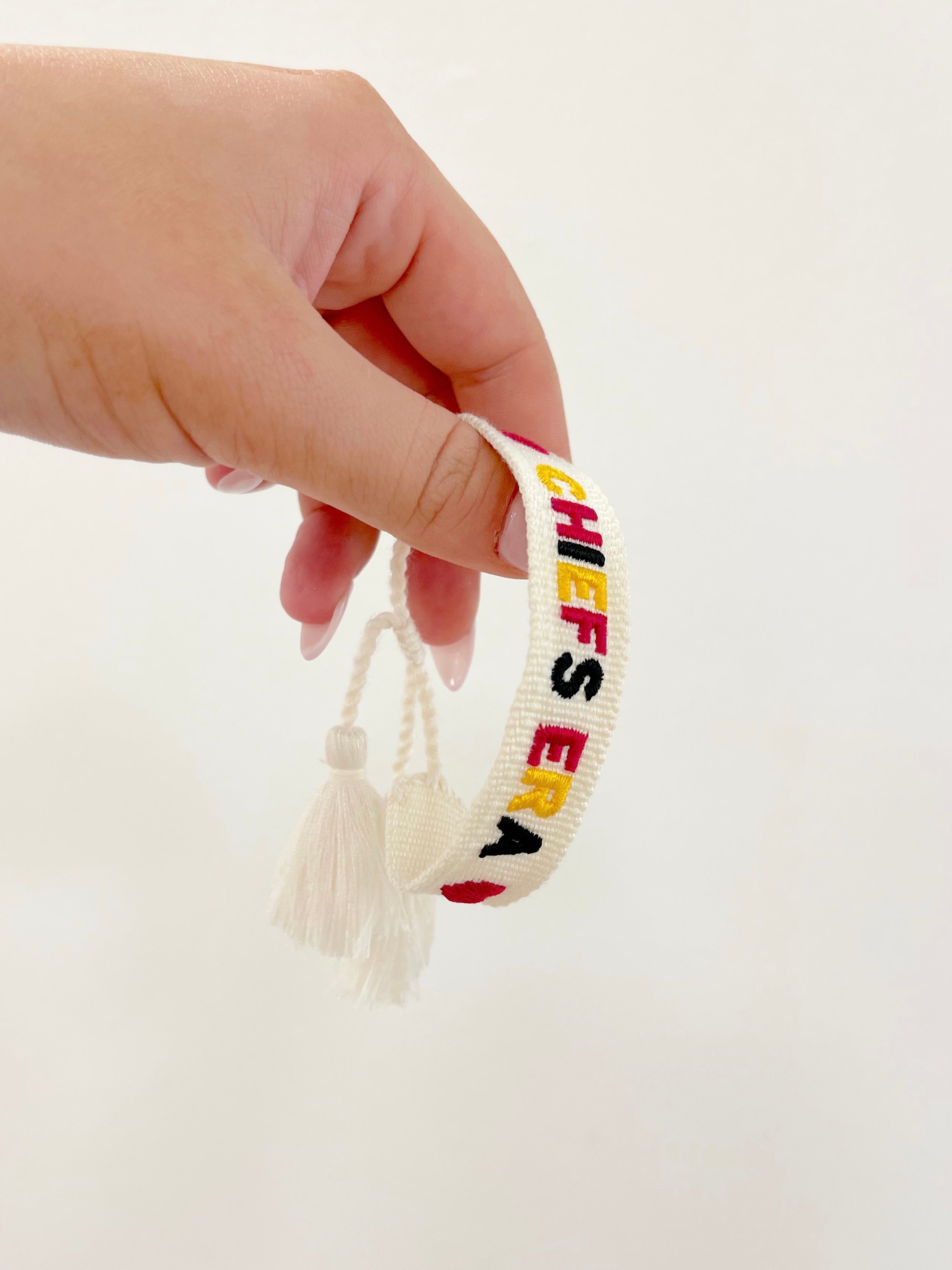 Chiefs Era Embroidered Bracelet