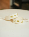 Lucky Charm Embroidered Bracelet