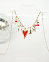 Queen of Hearts Charm Necklace