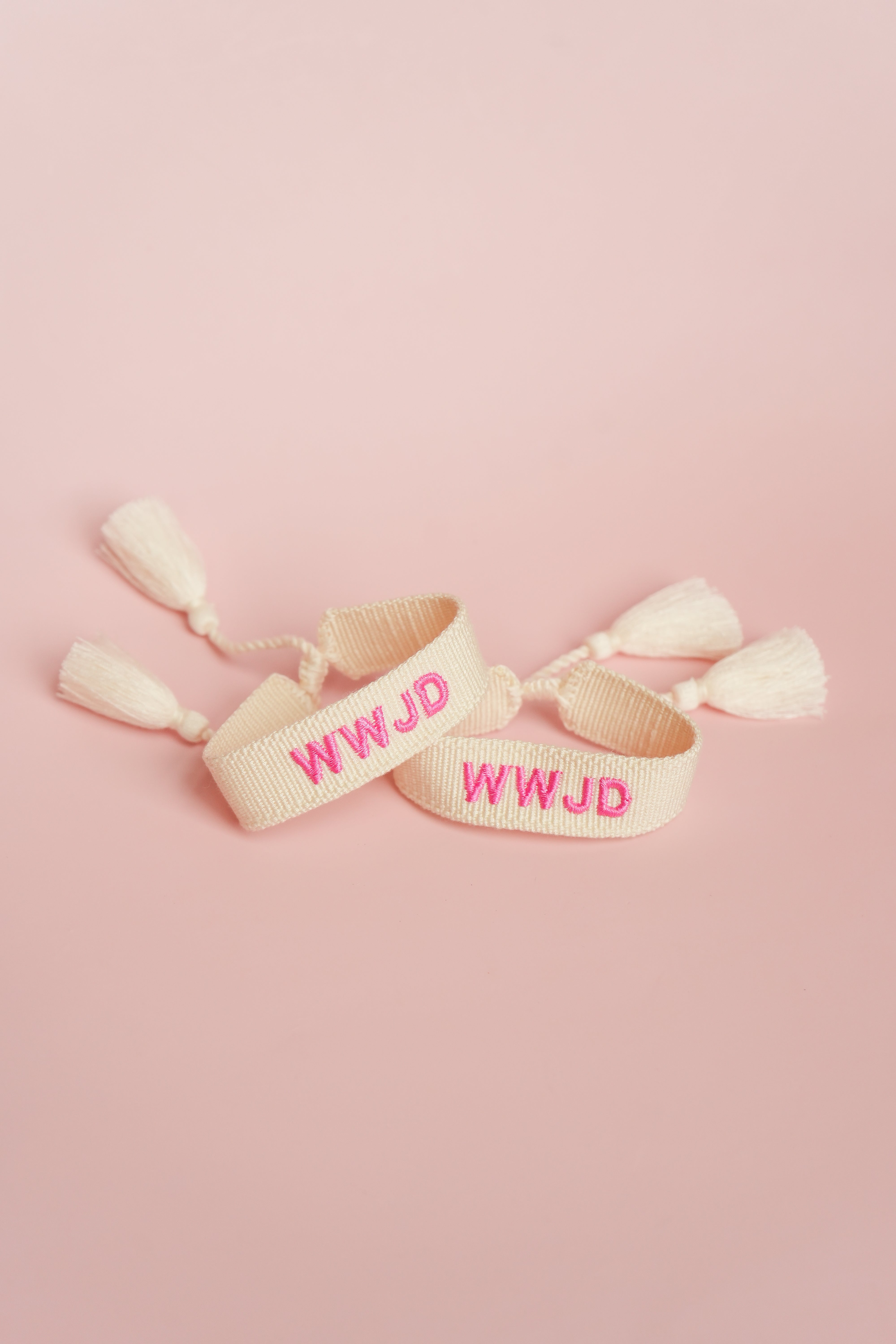 WWJD Embroidered Bracelet