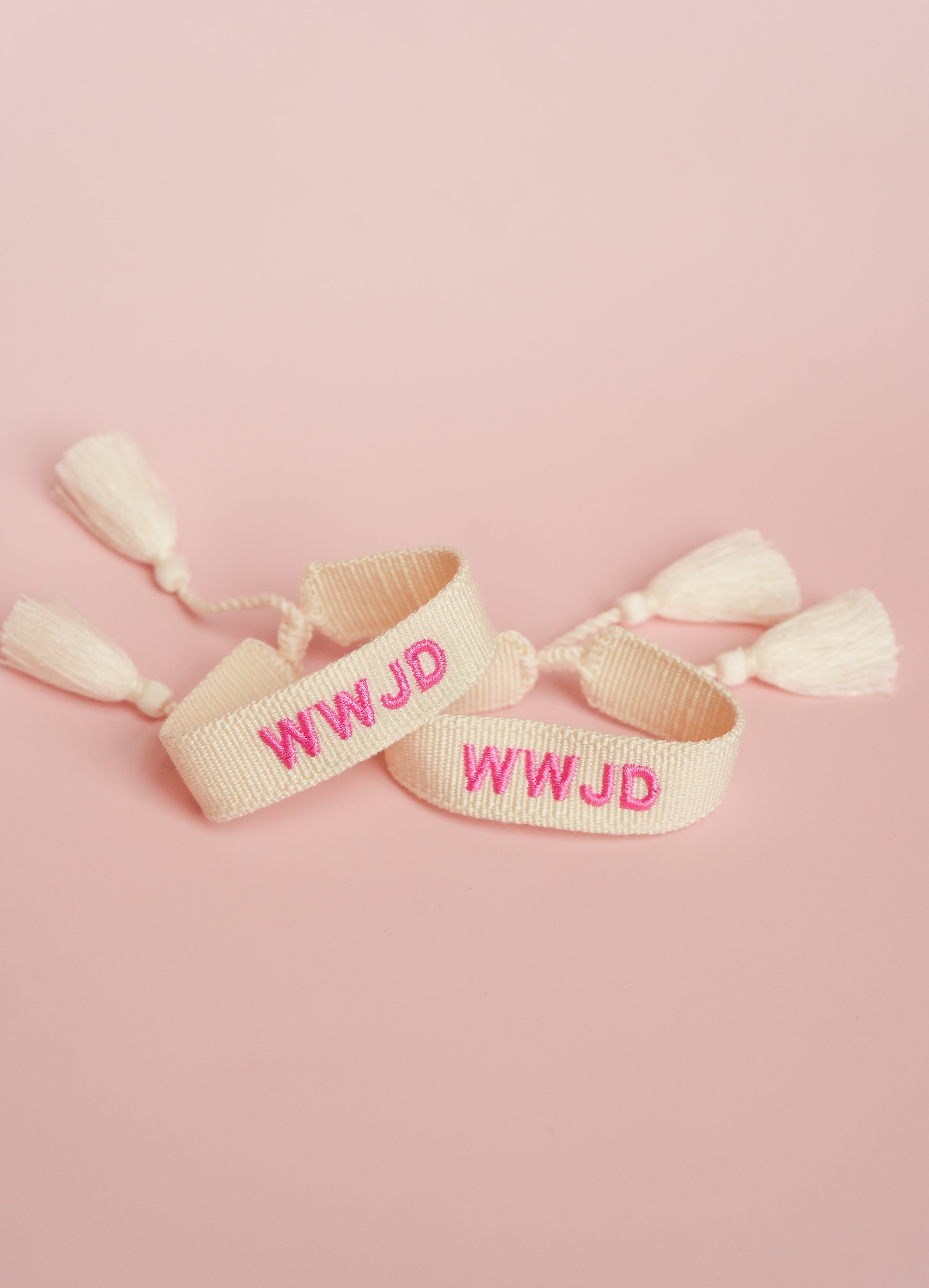 WWJD Embroidered Bracelet