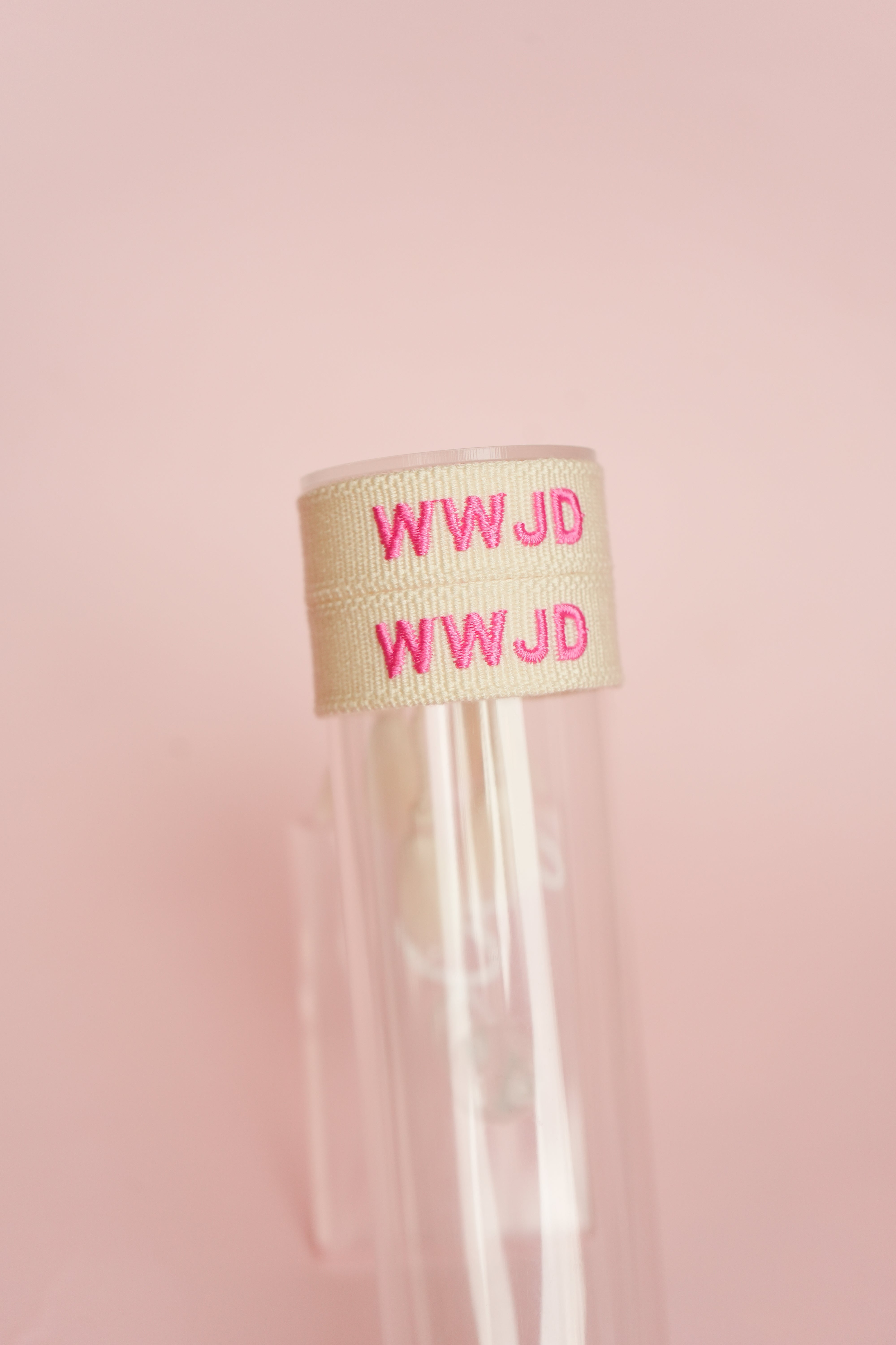 WWJD Embroidered Bracelet
