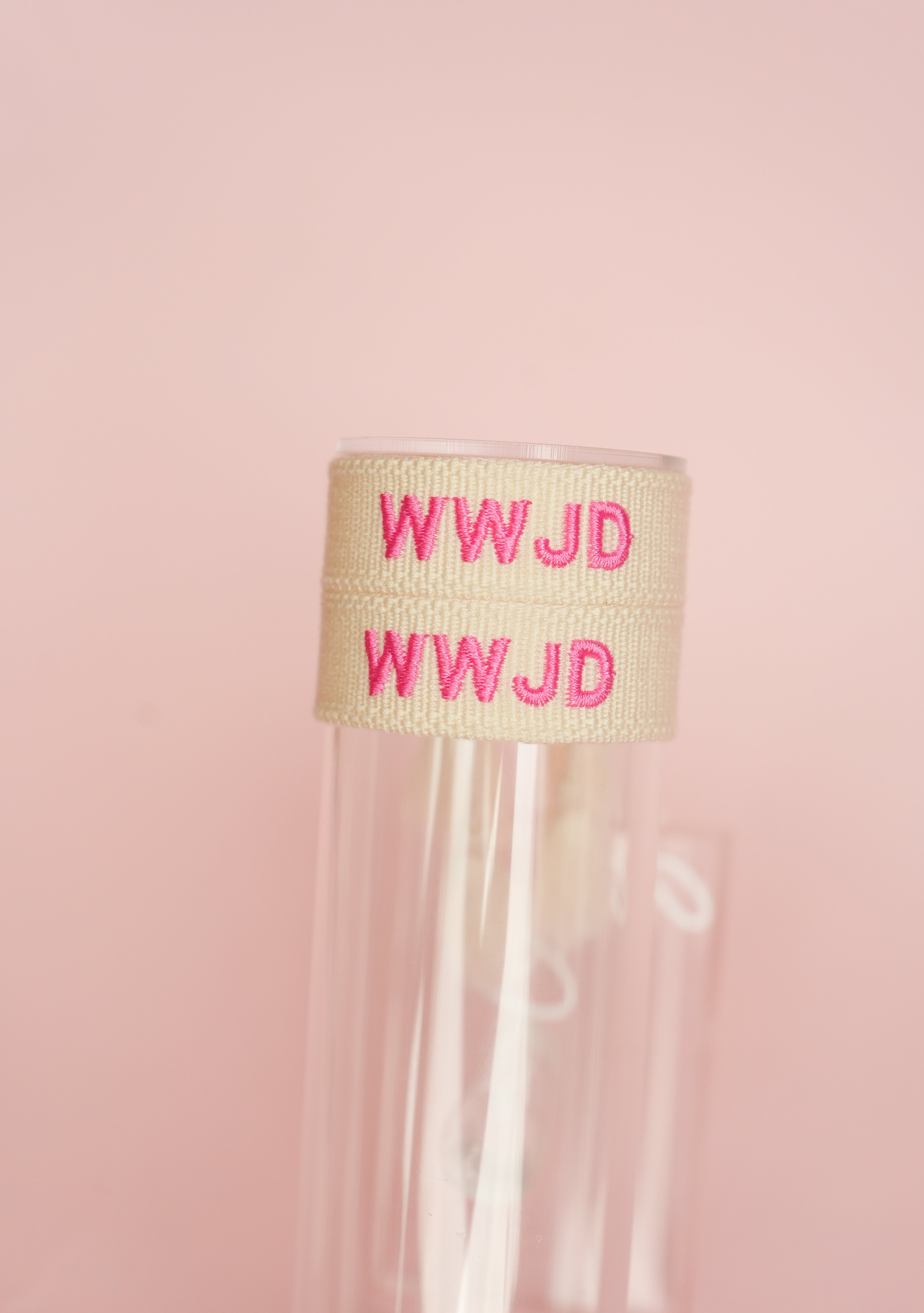 WWJD Embroidered Bracelet