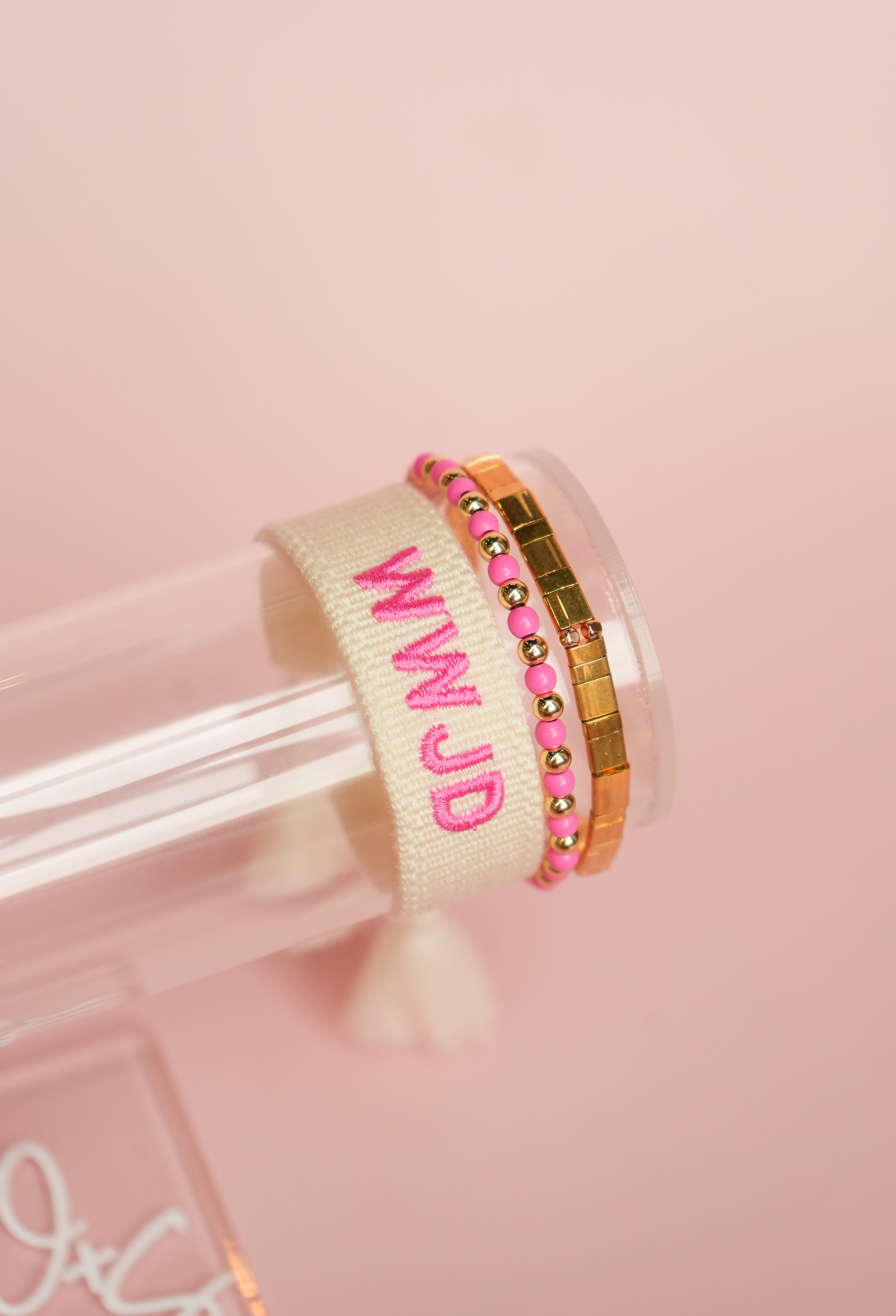 WWJD Embroidered Bracelet