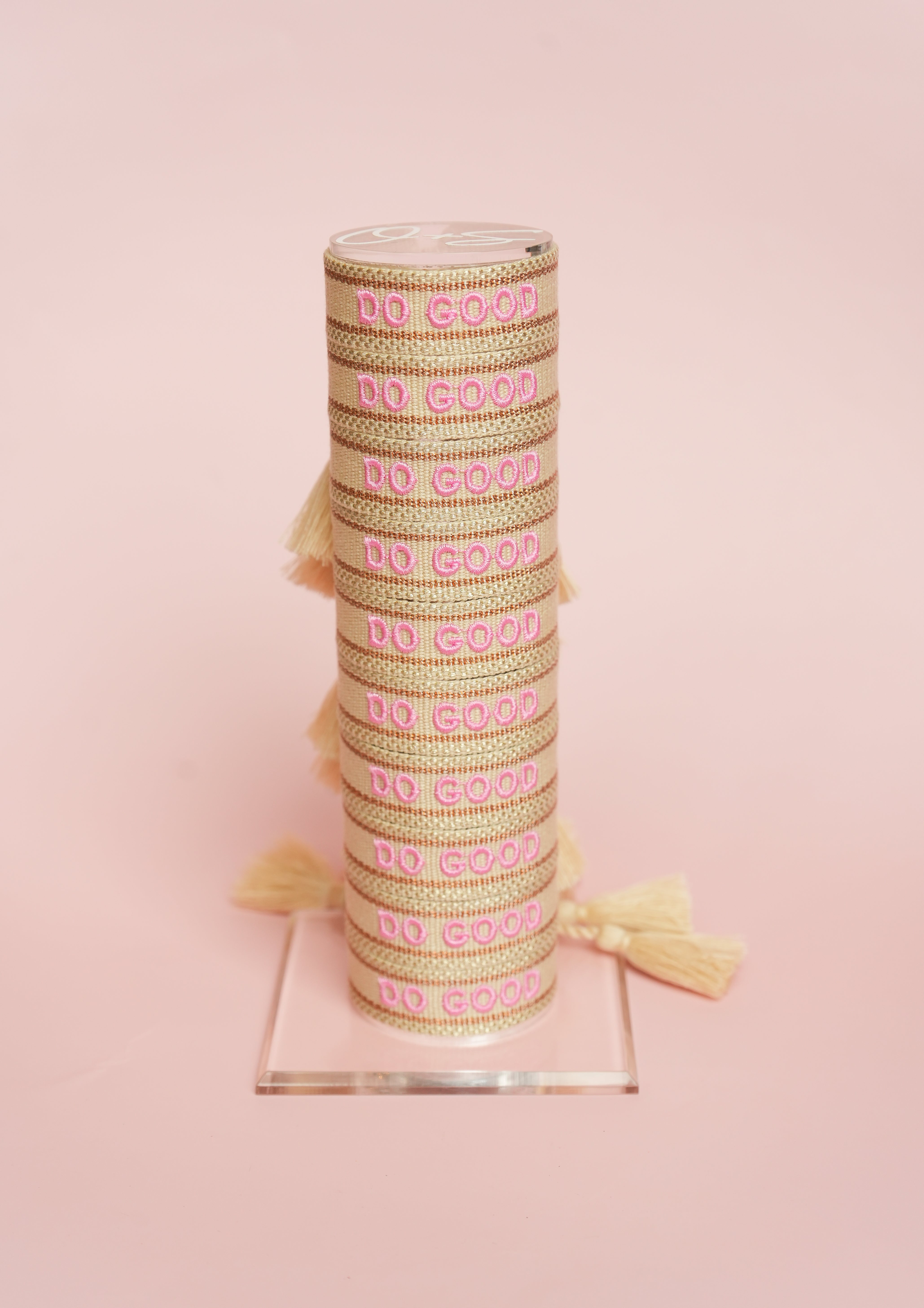 Do Good Embroidered Bracelet