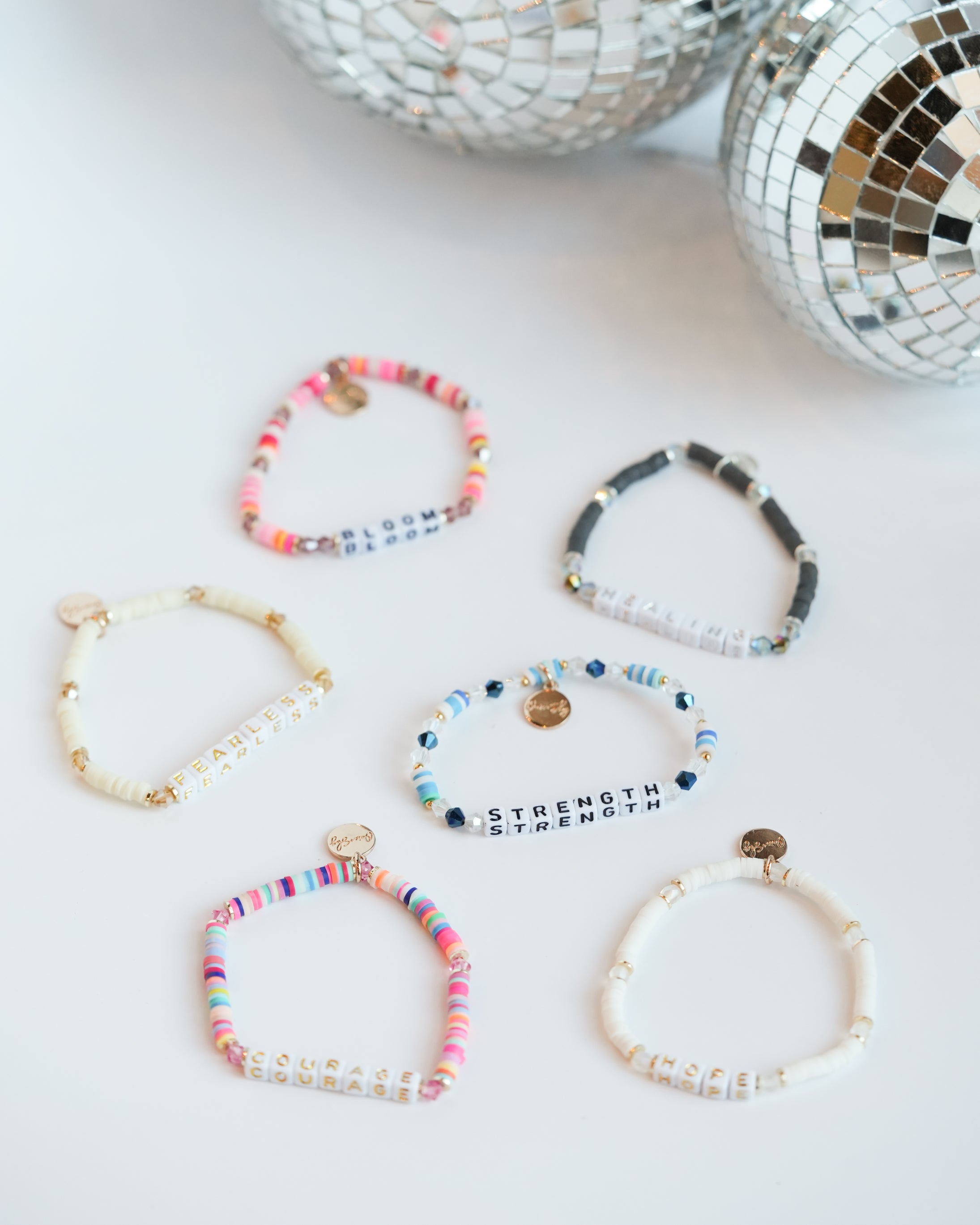 Custom Mini Blue Seed Bead Bracelet