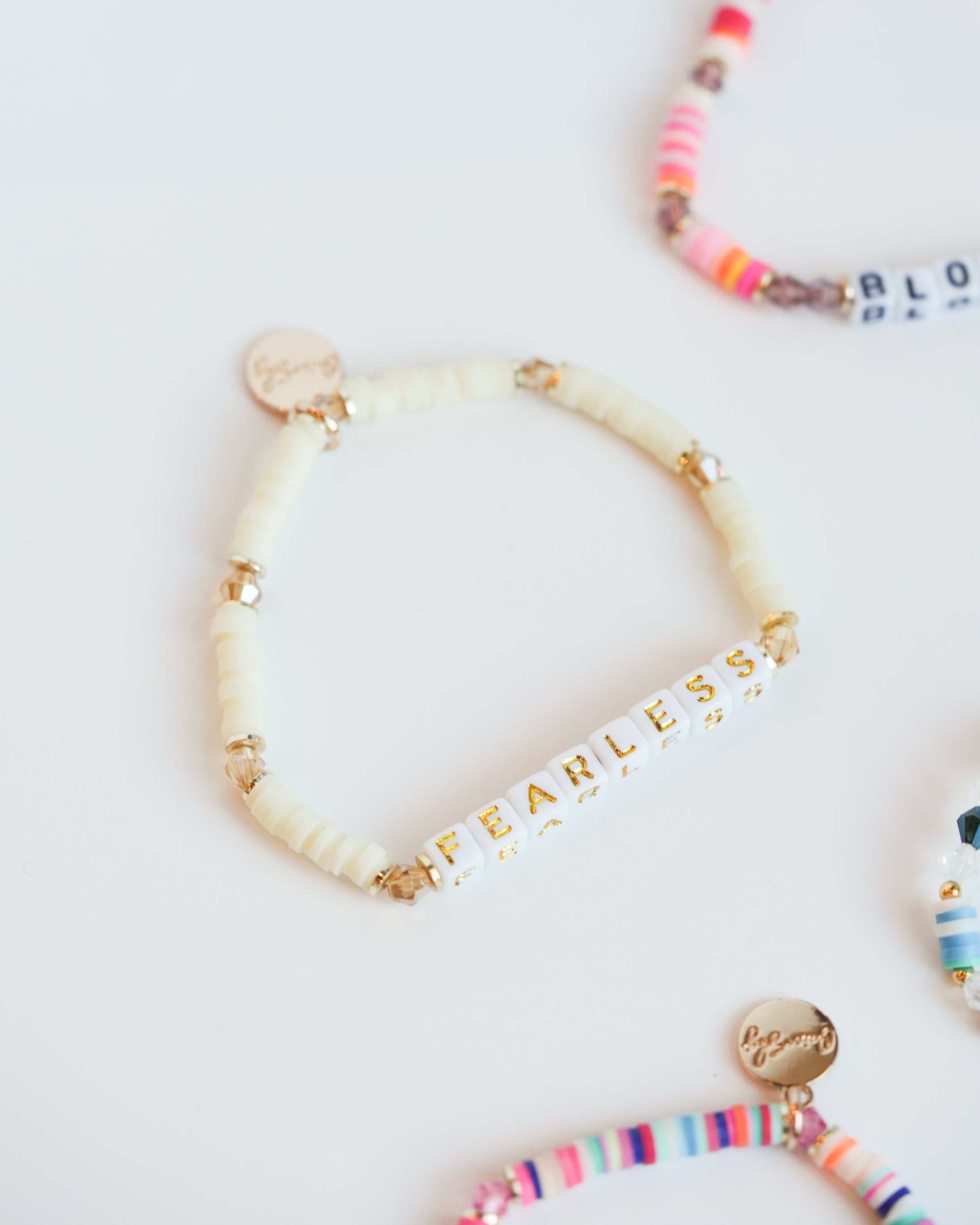 Custom Mini Beige Seed Bead Bracelet
