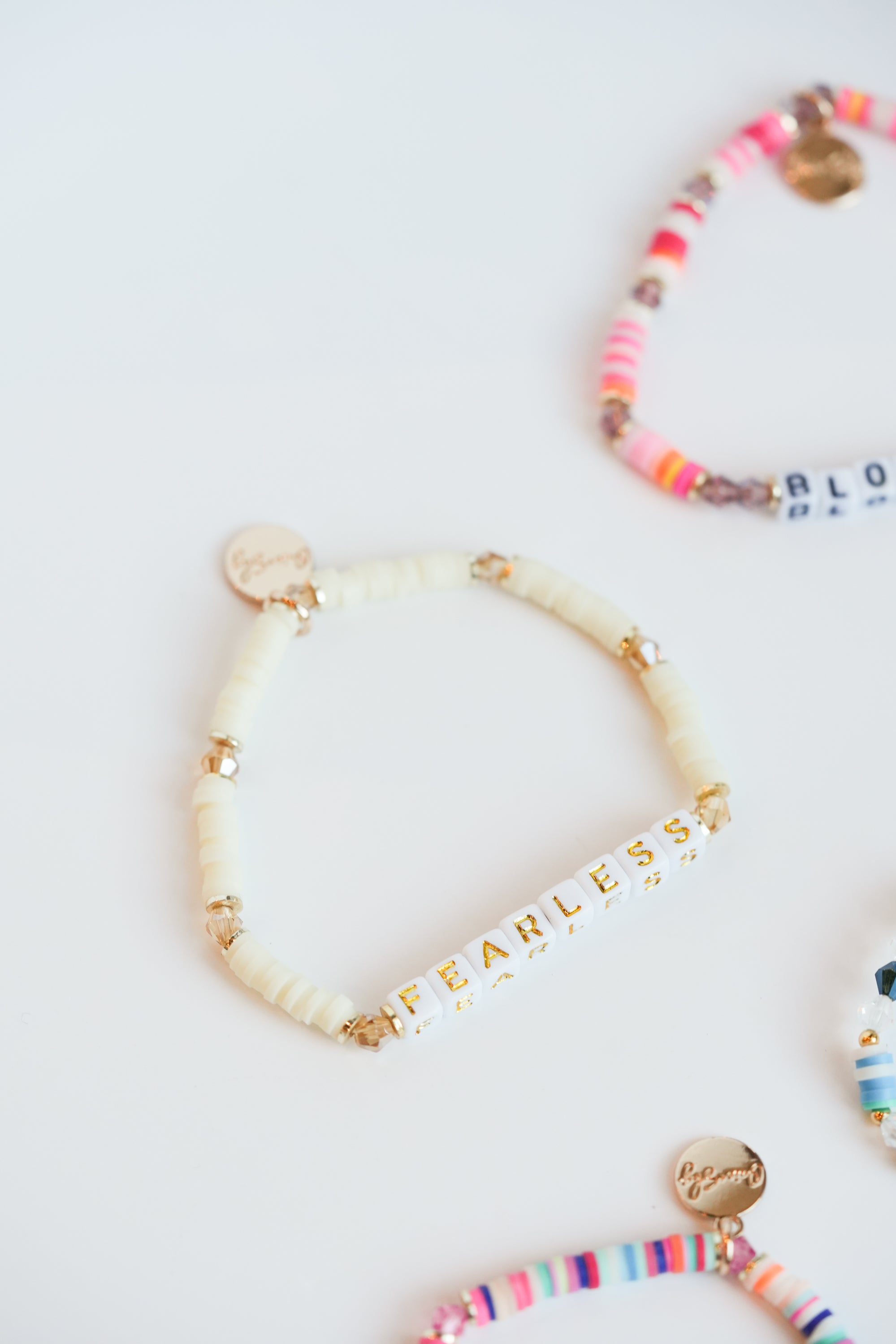 Custom Mini Beige Seed Bead Bracelet