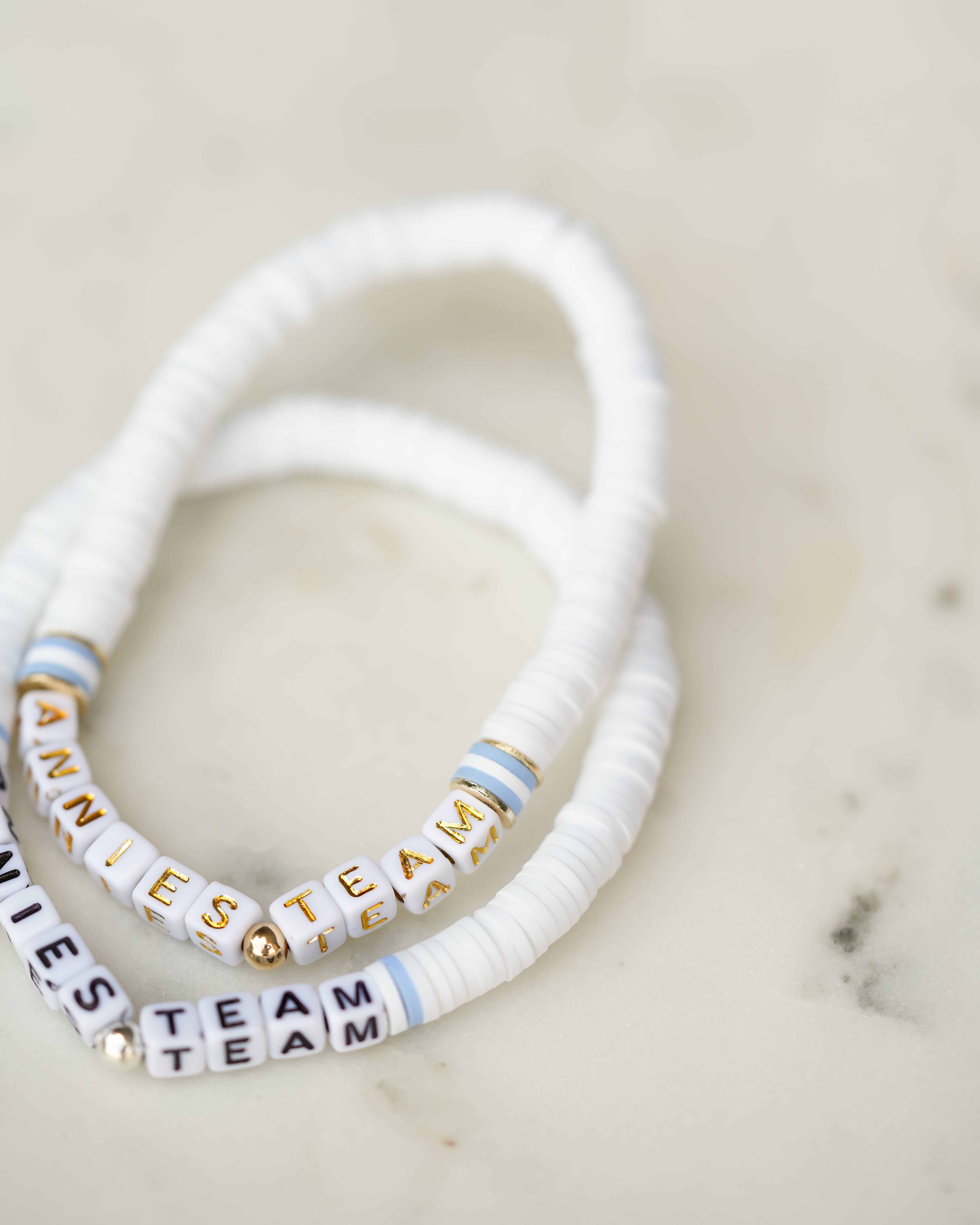 'Annie's Team' Bracelet in White