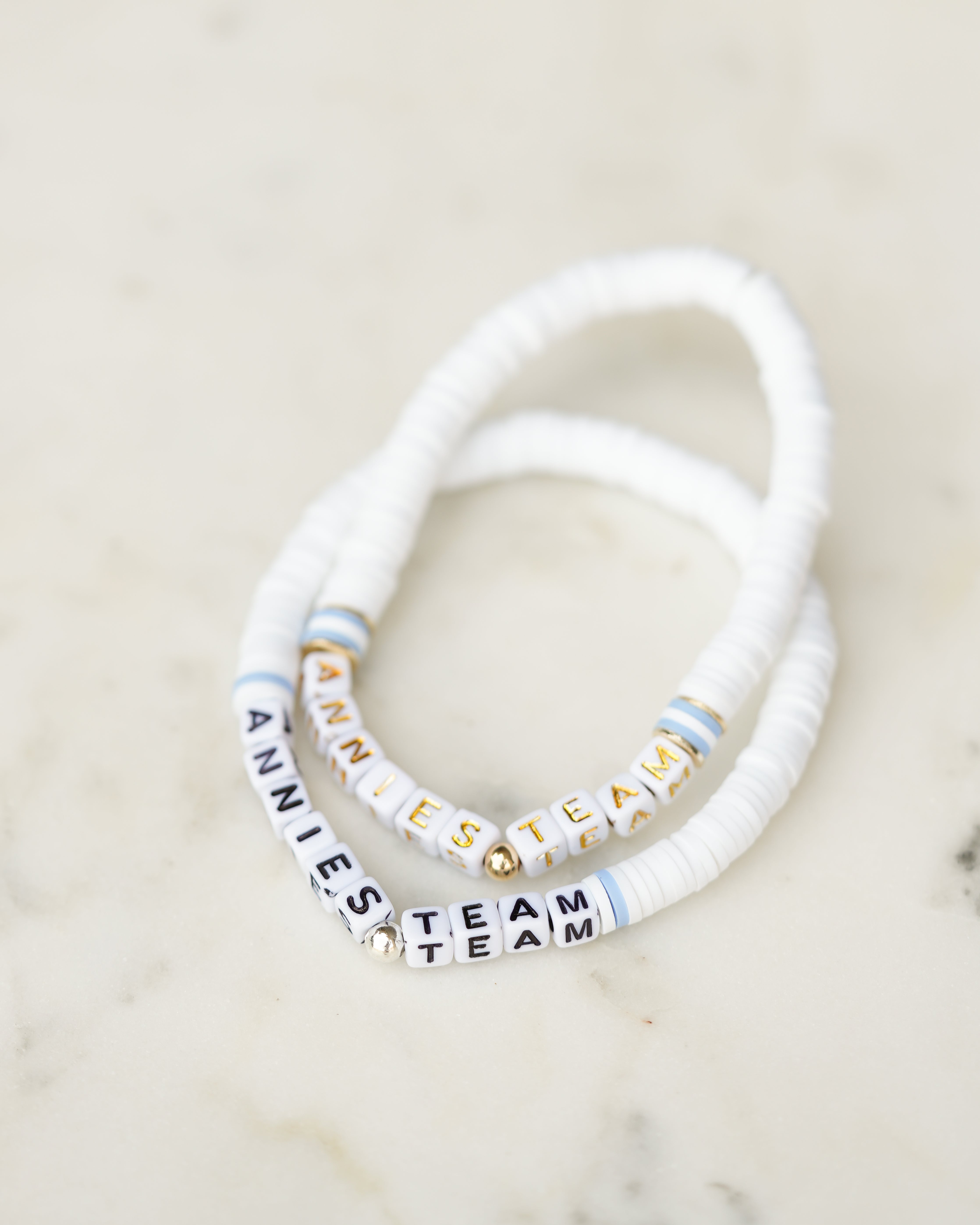 'Annie's Team' Bracelet in White
