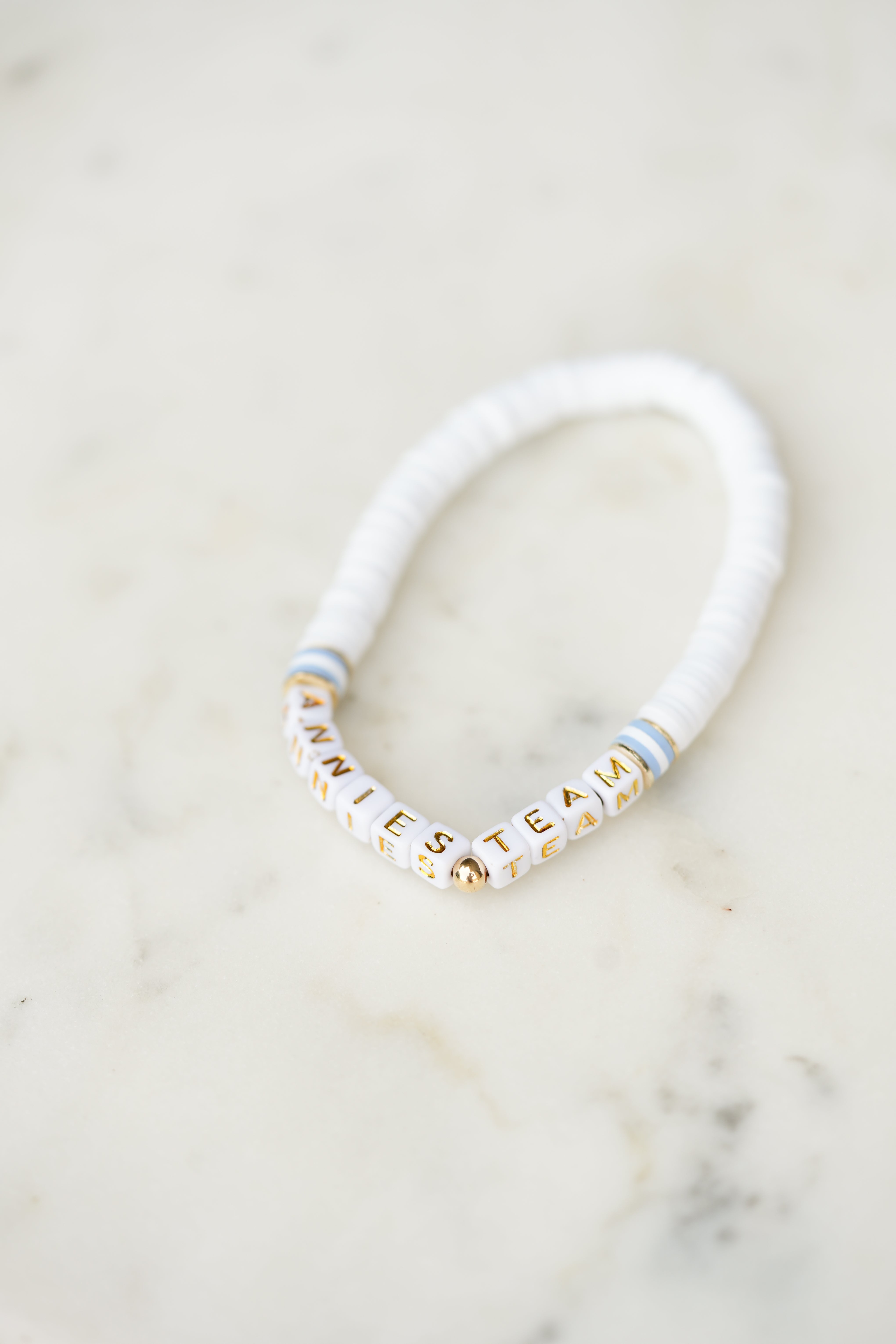 'Annie's Team' Bracelet in White