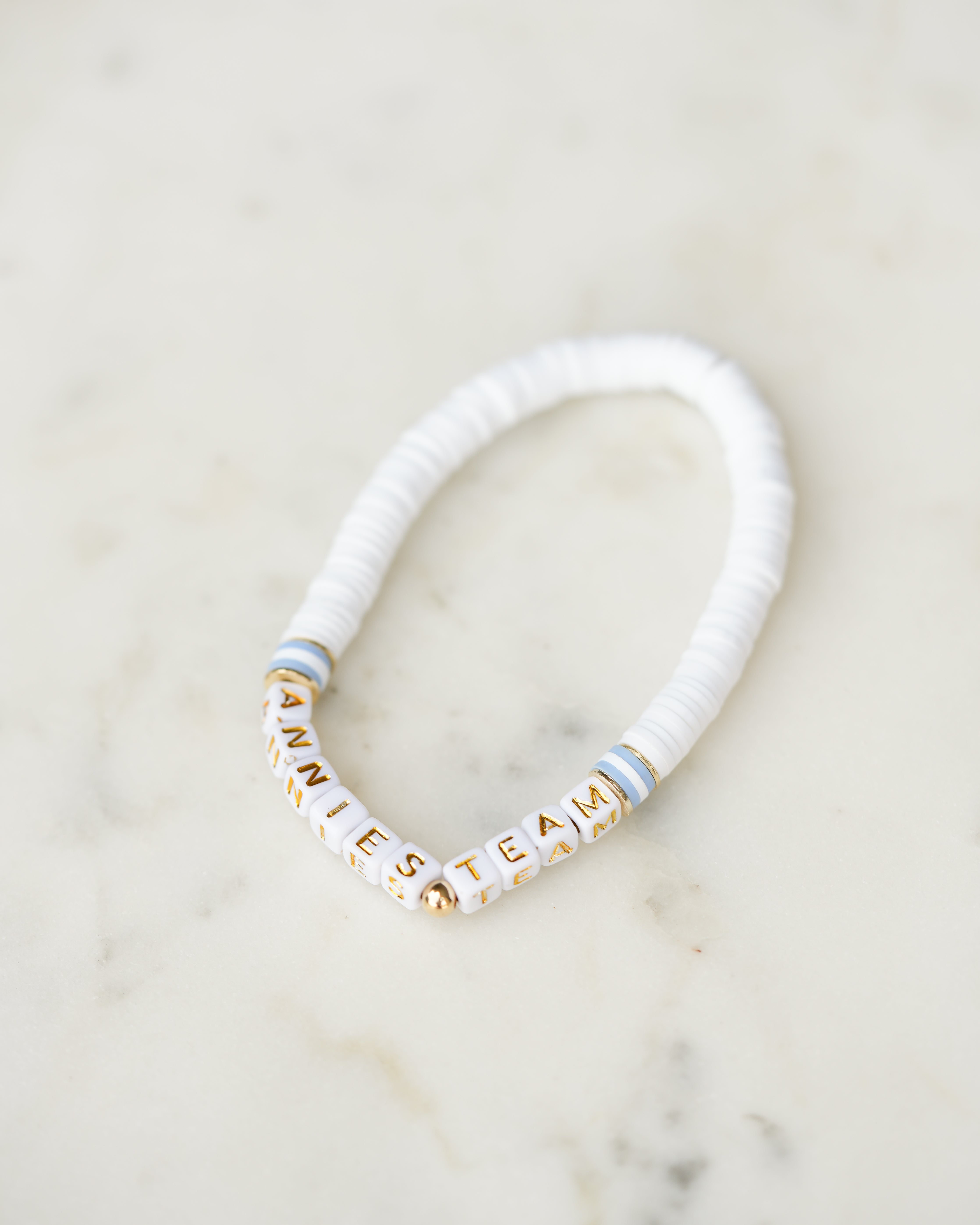 'Annie's Team' Bracelet in White