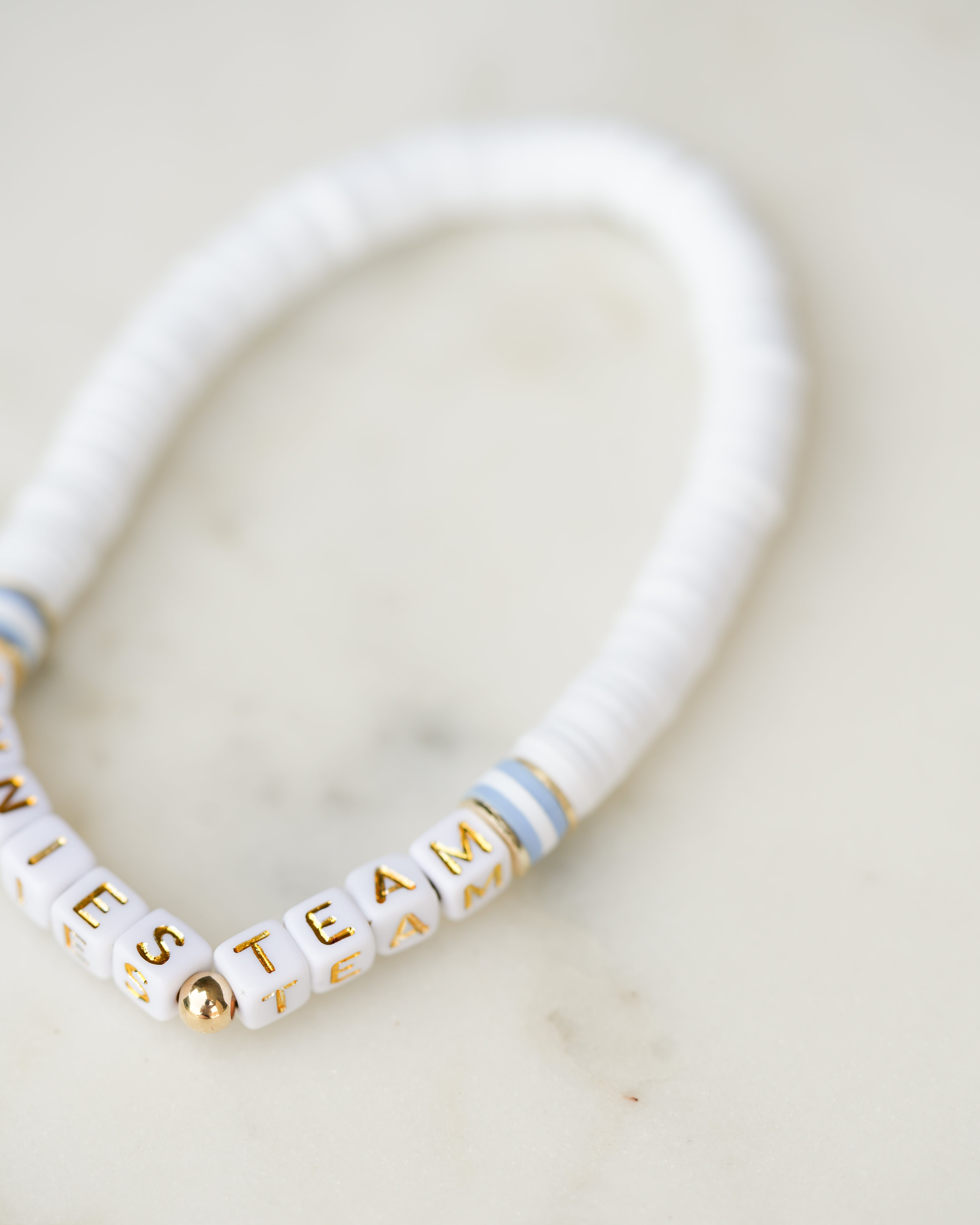 'Annie's Team' Bracelet in White