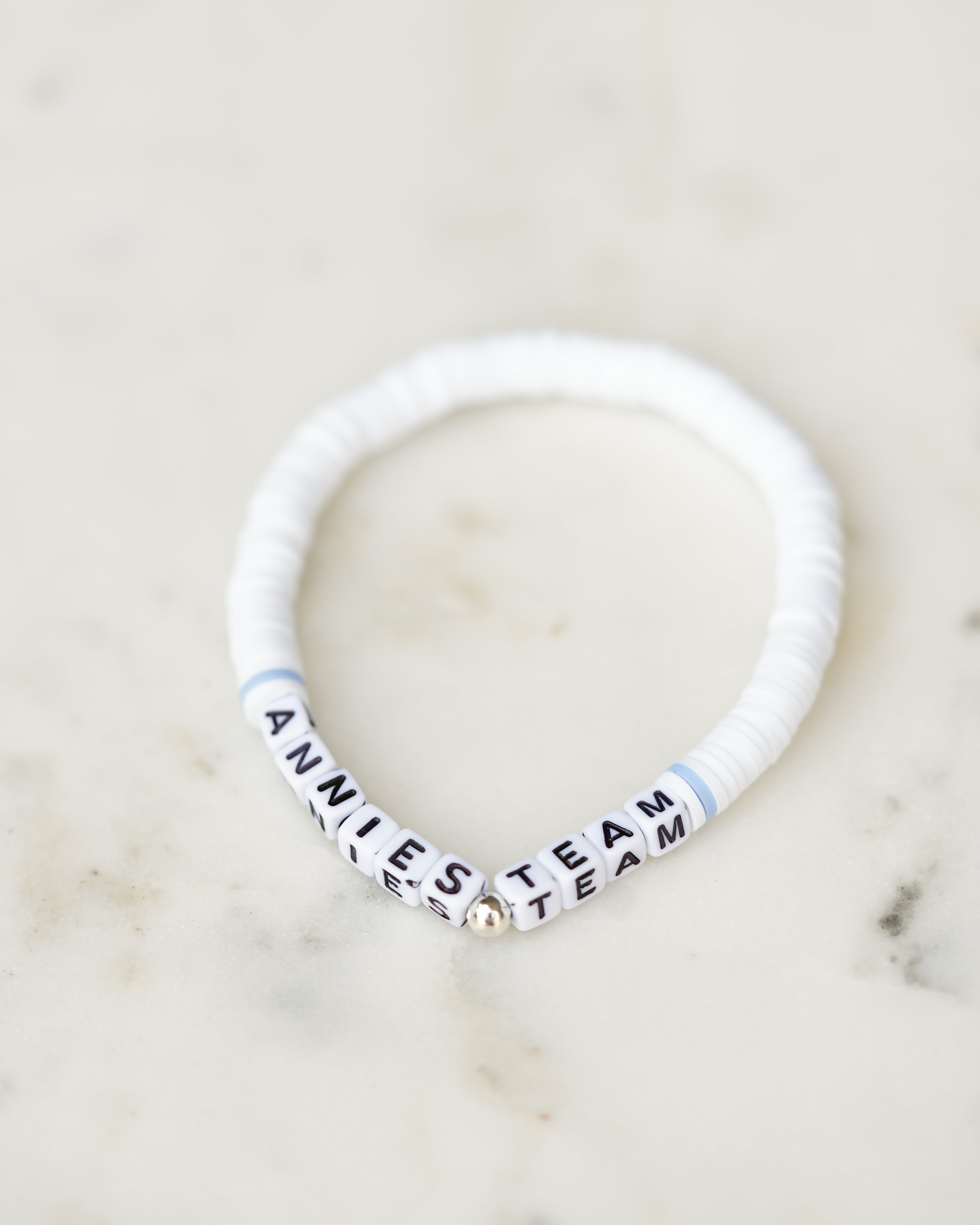 'Annie's Team' Bracelet in White
