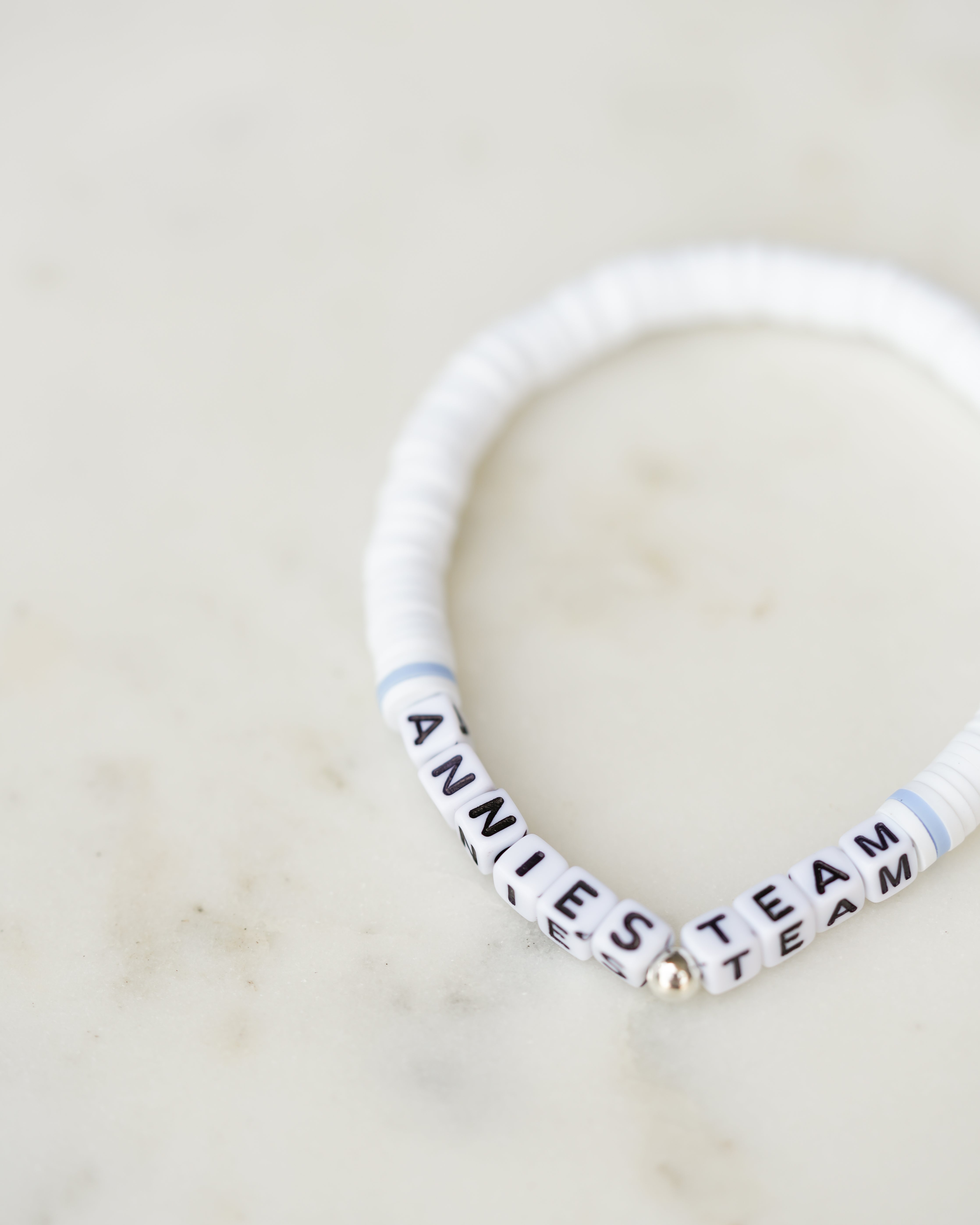 'Annie's Team' Bracelet in White