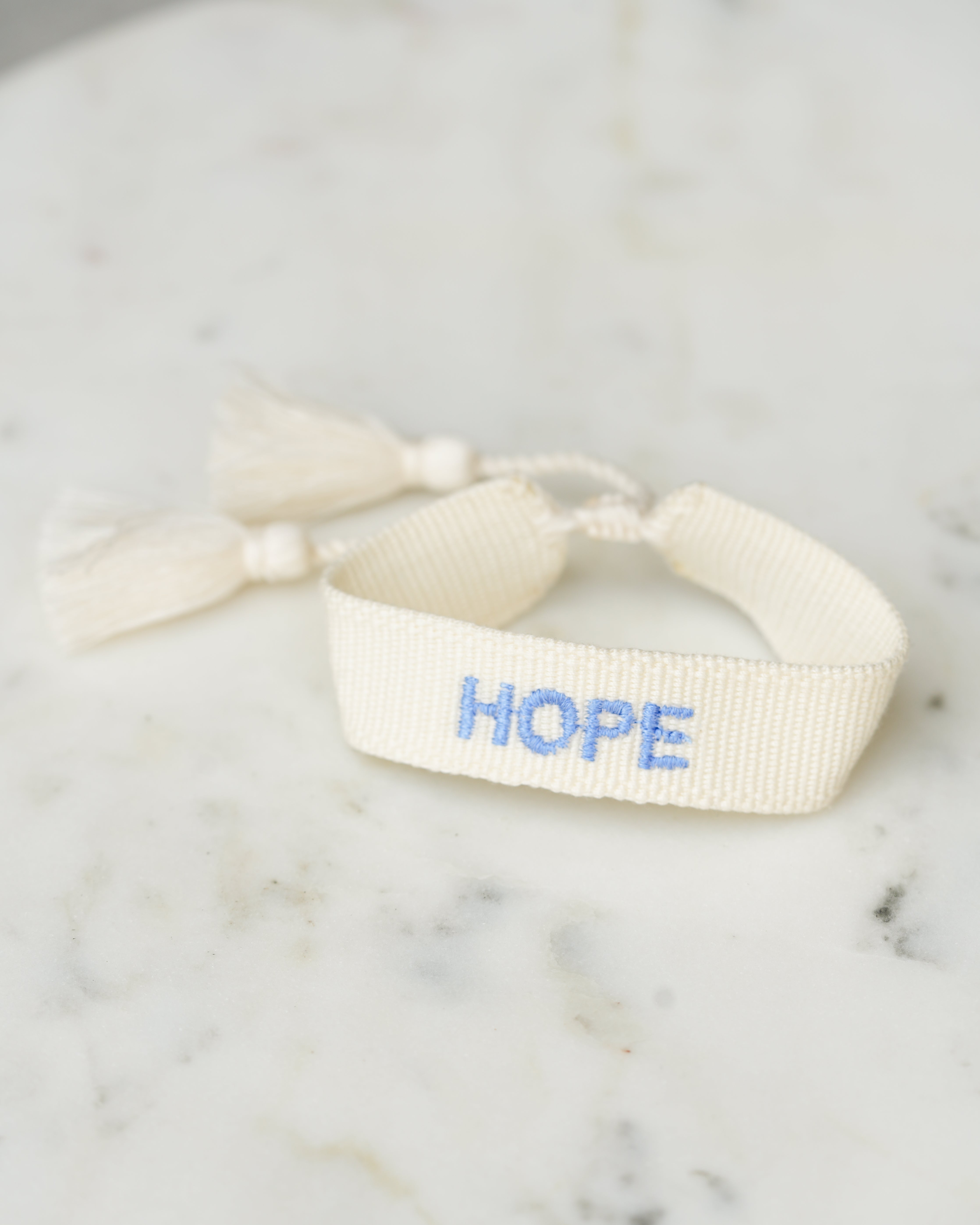 Annie's Team 'Hope' Embroidered Bracelet