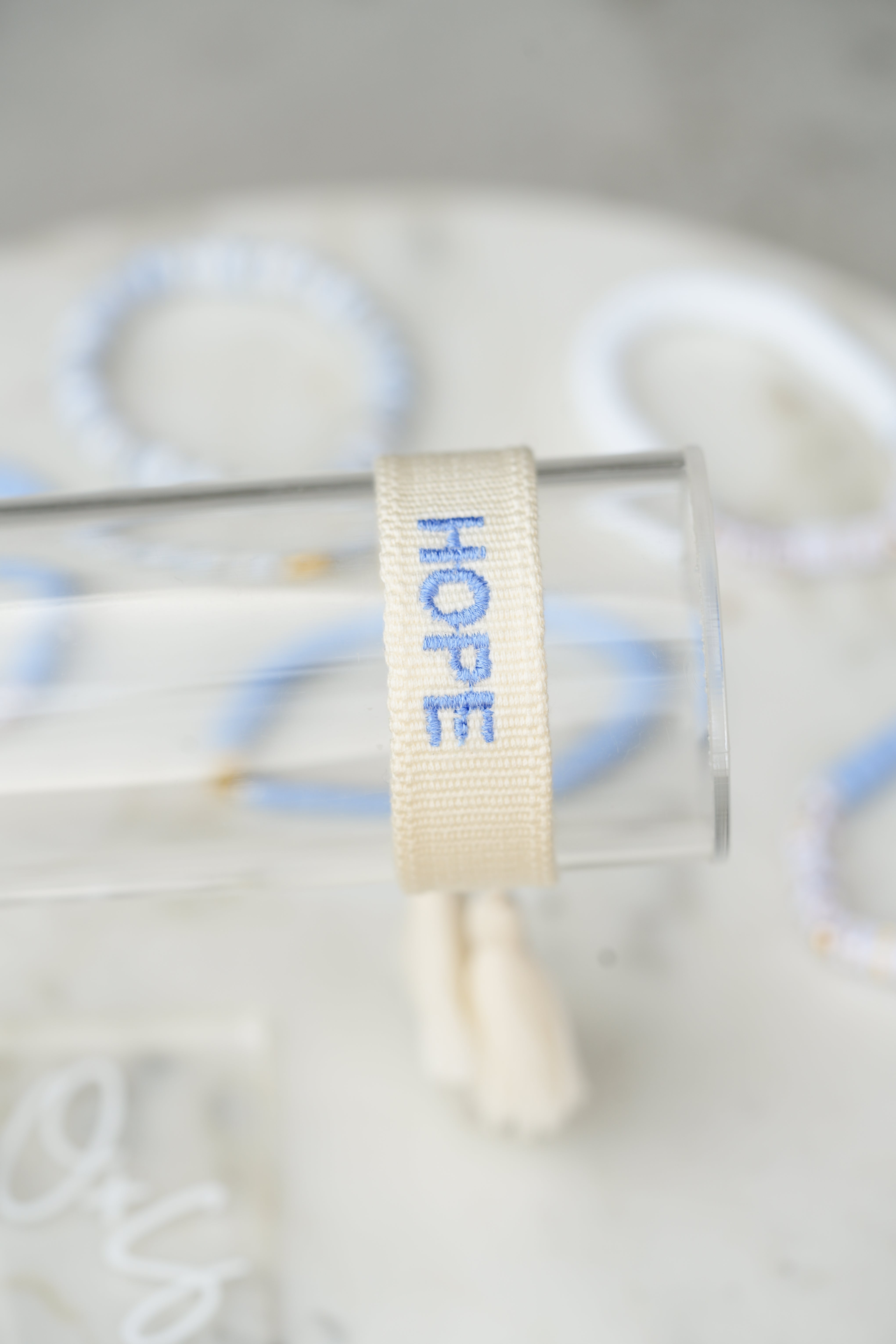 Annie's Team 'Hope' Embroidered Bracelet