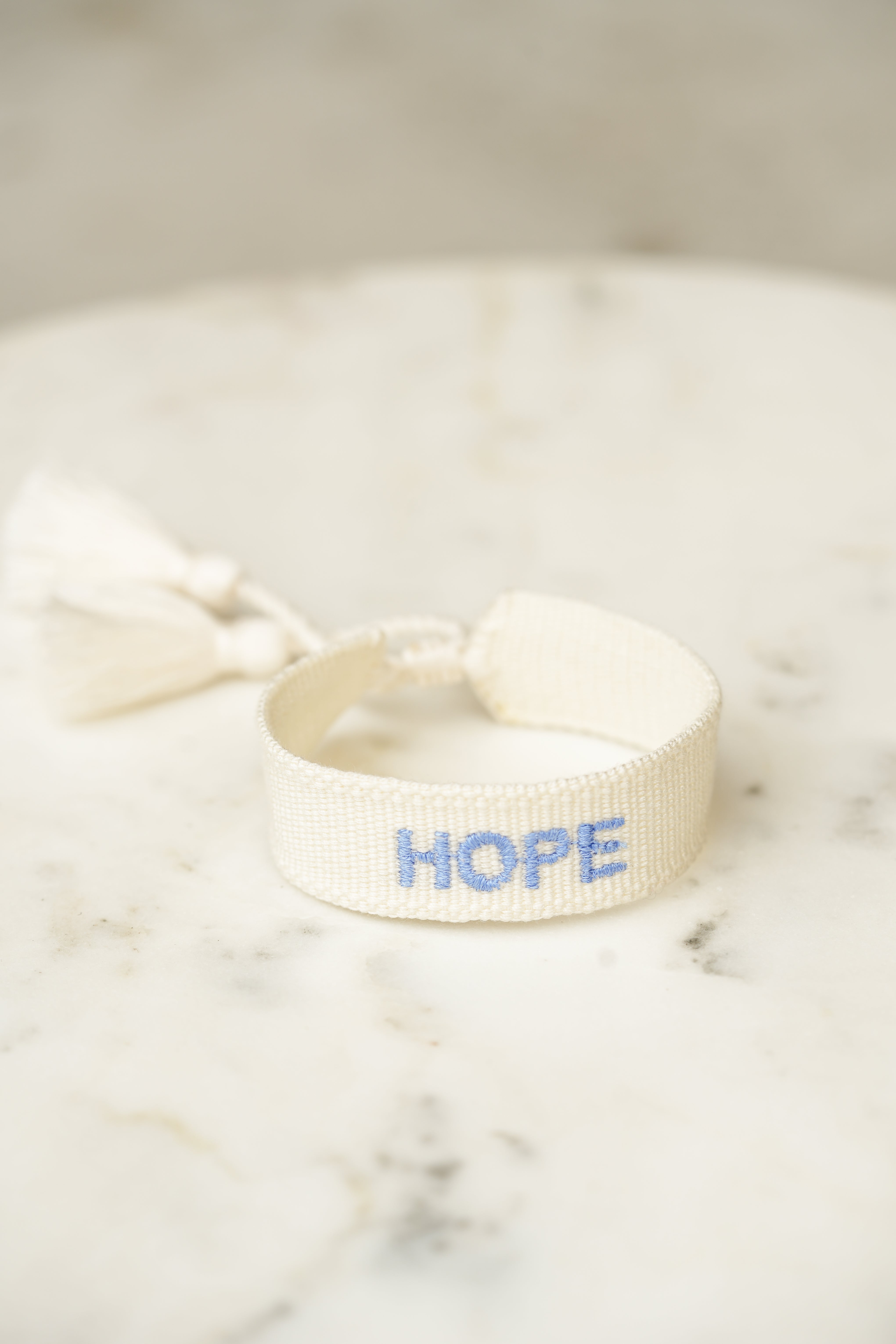 Annie's Team 'Hope' Embroidered Bracelet