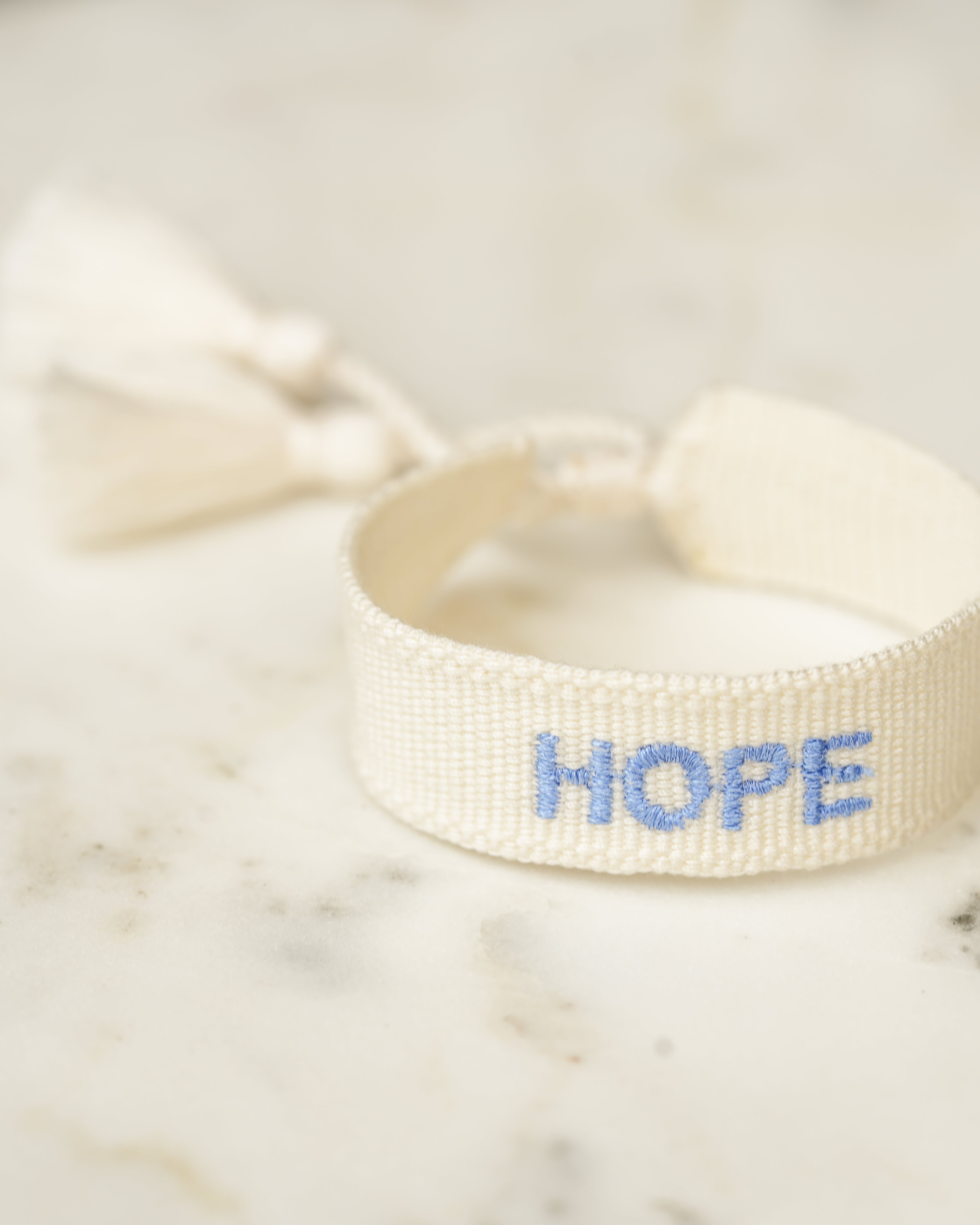 Annie's Team 'Hope' Embroidered Bracelet