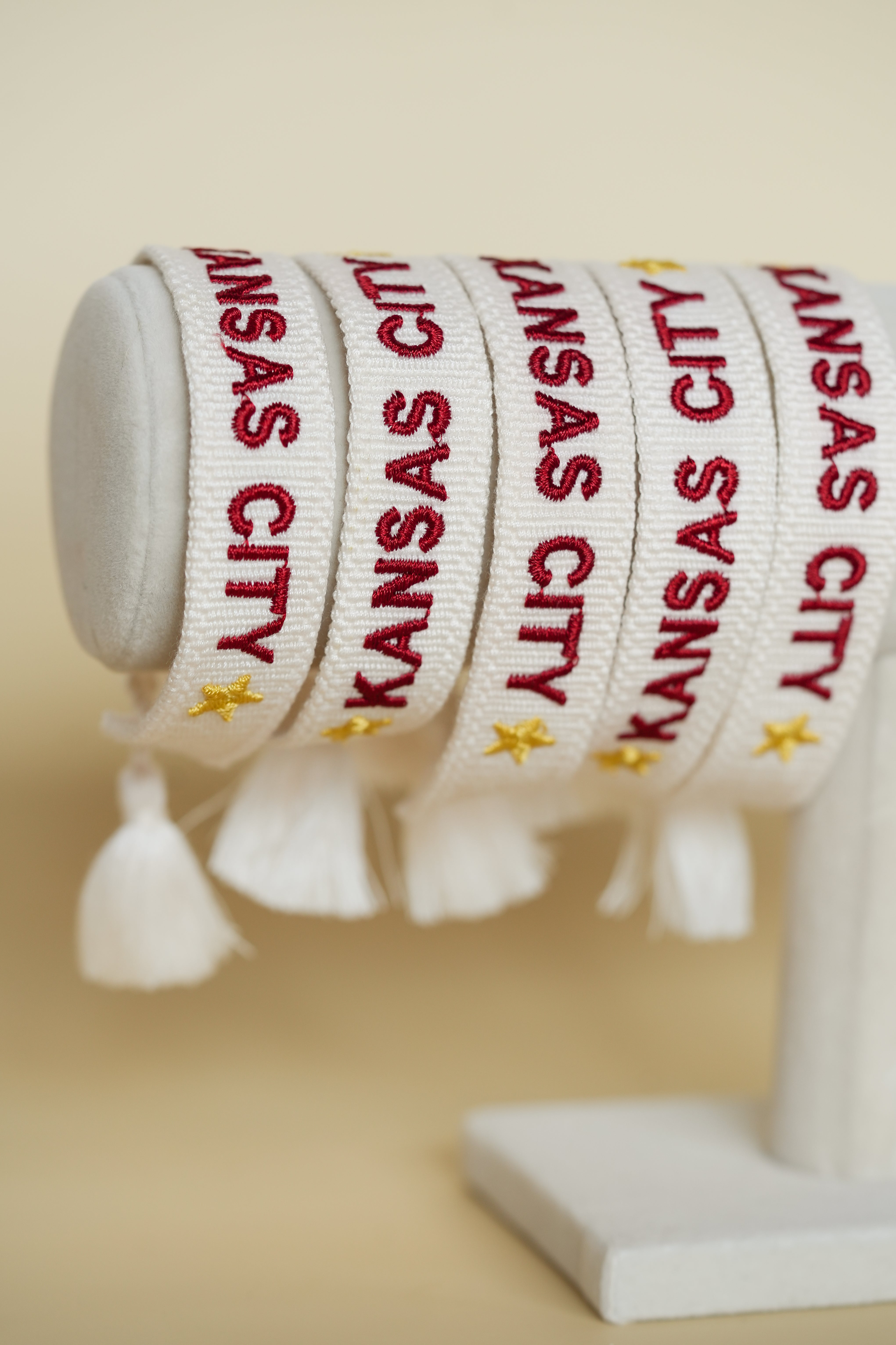 Kansas City Embroidered Bracelet