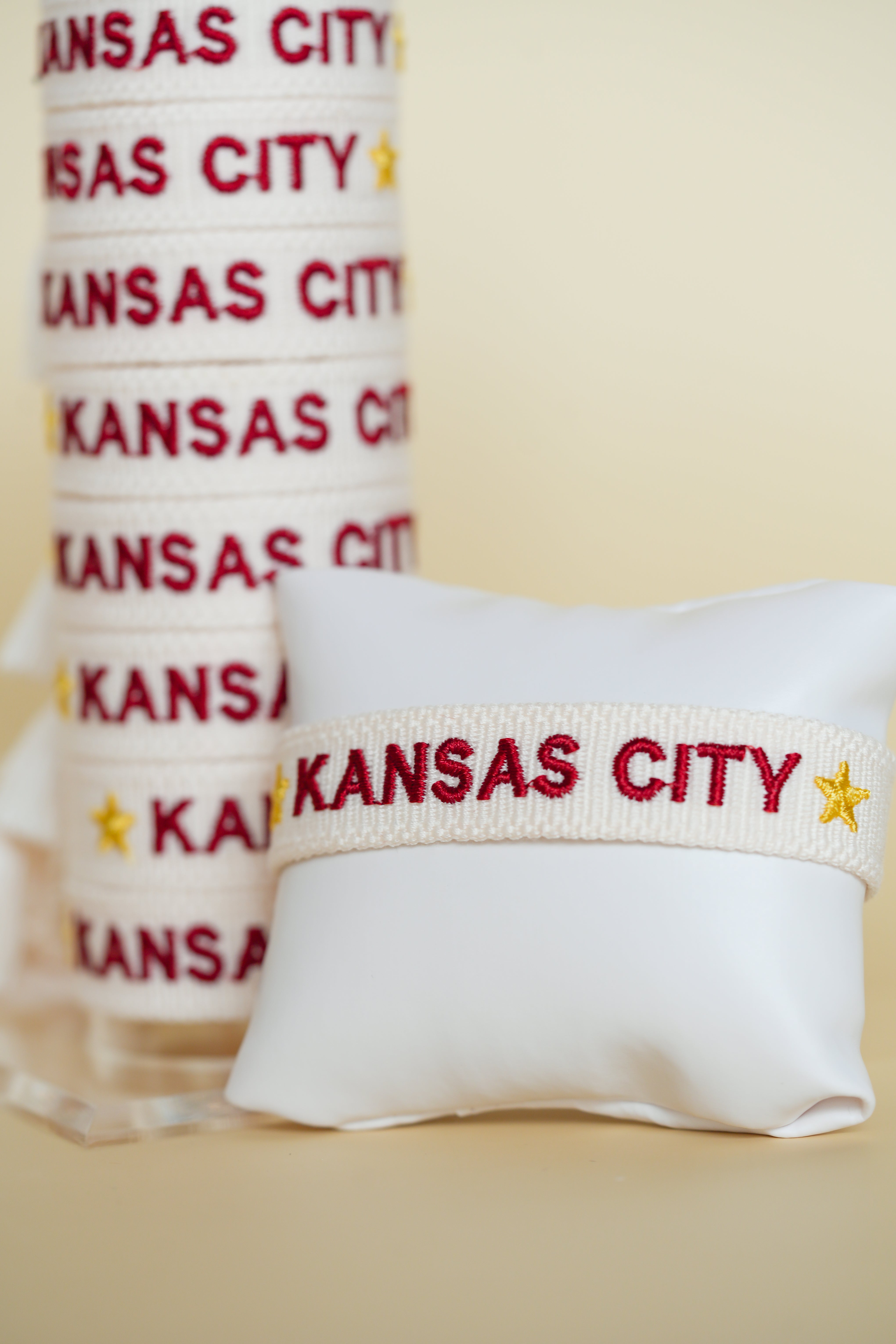 Kansas City Embroidered Bracelet