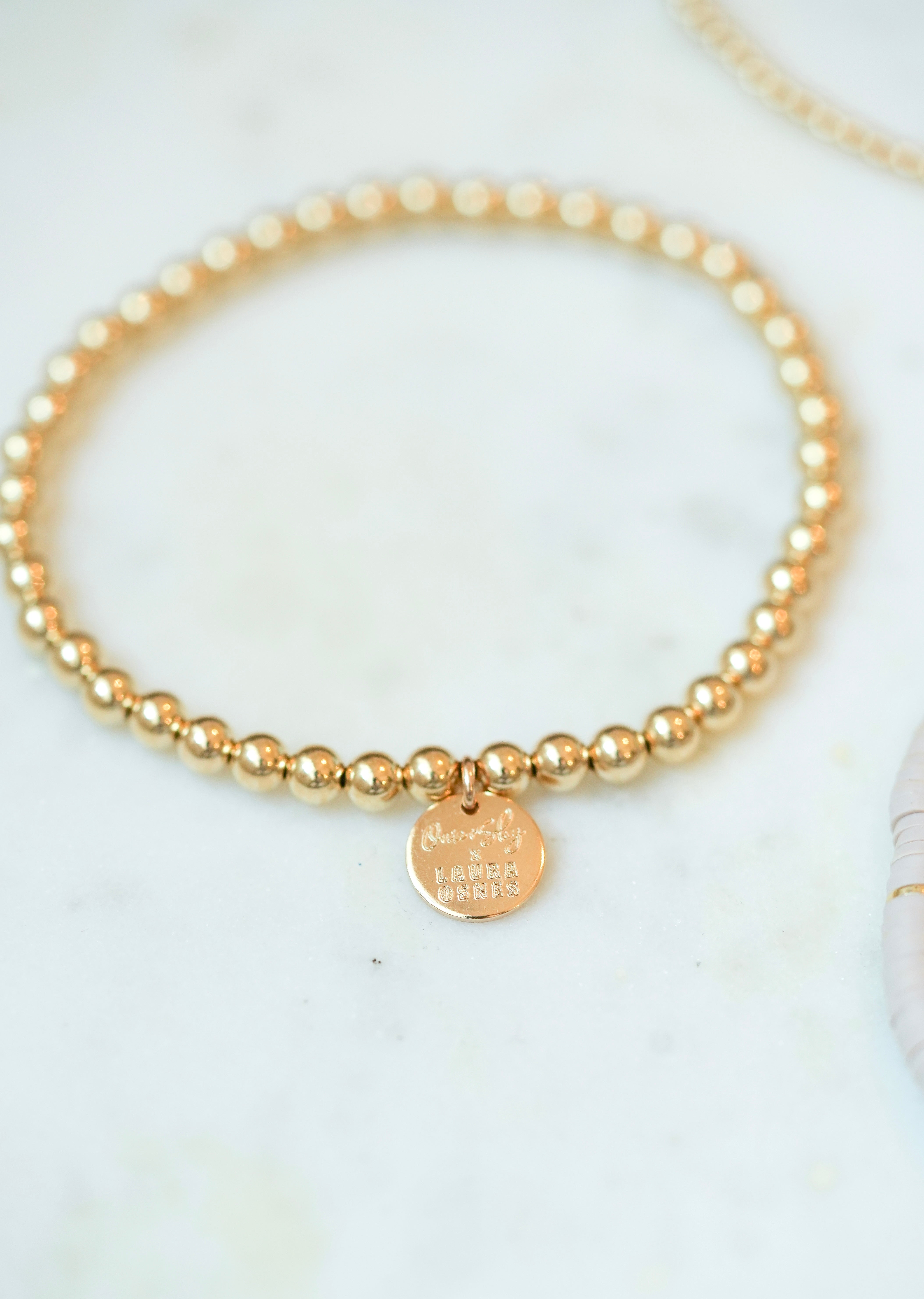 Laura Osnes Gold Filled Beaded Bracelet