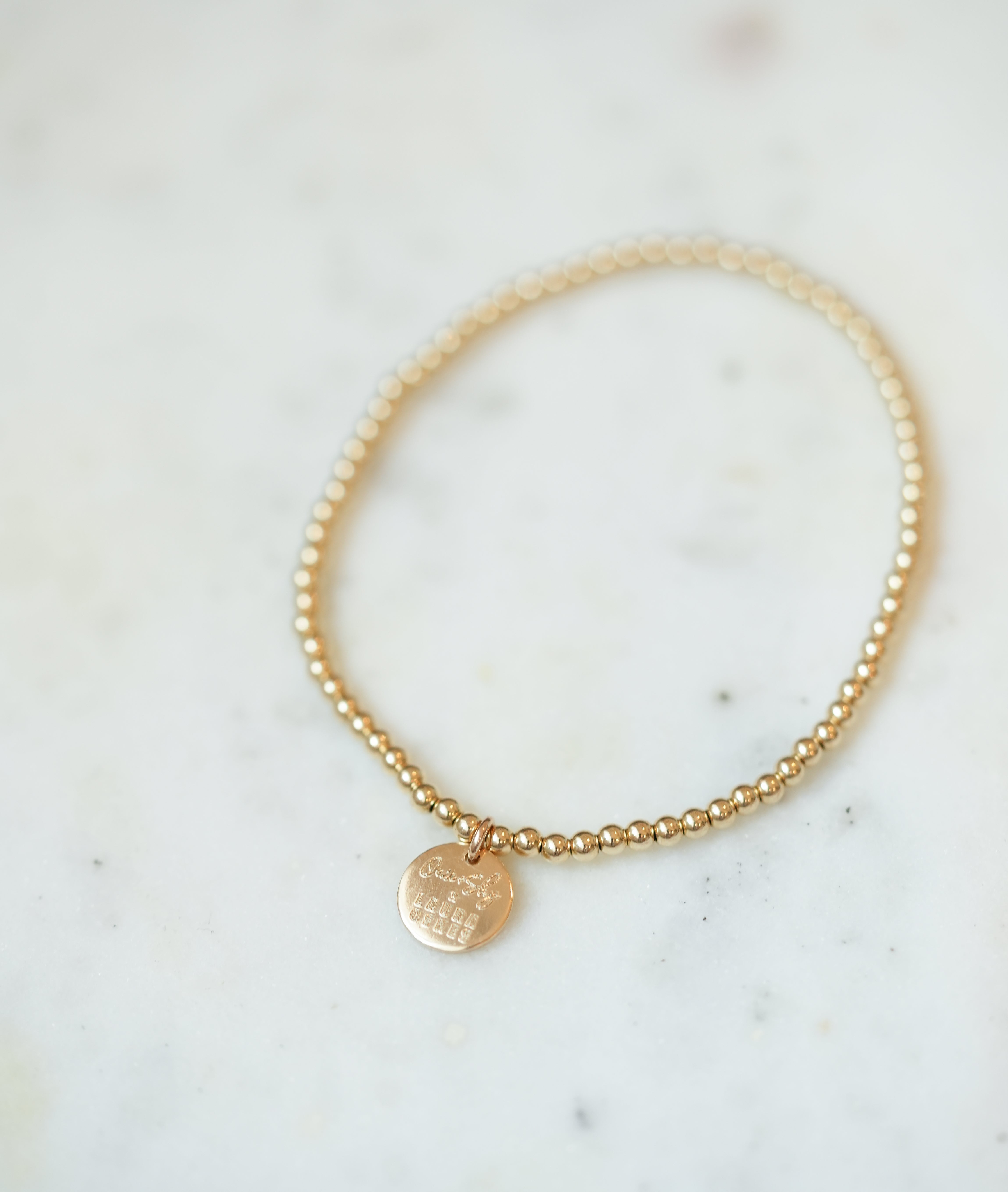 Laura Osnes Mini Gold Filled Beaded Bracelet