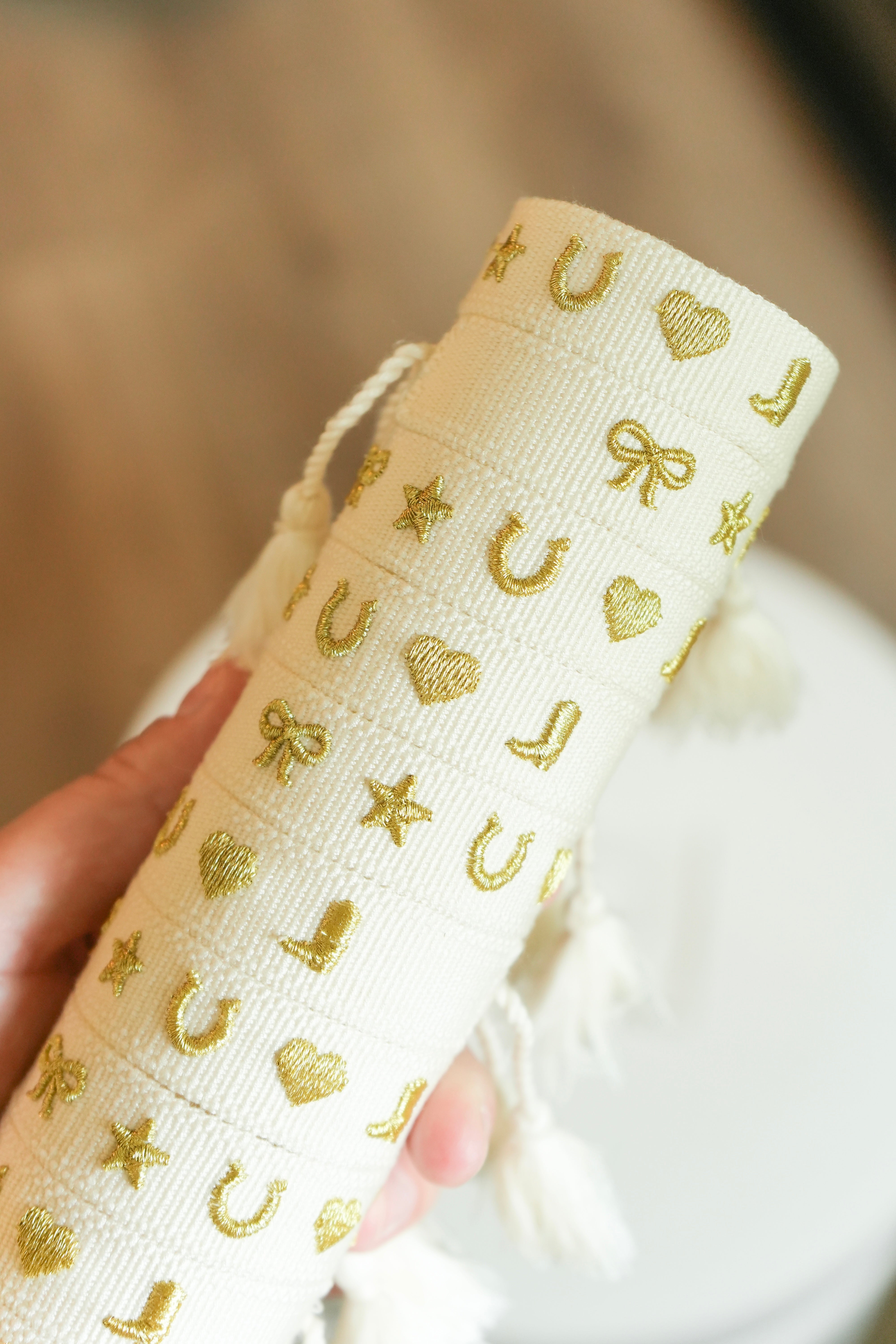 Lucky Charm Embroidered Bracelet