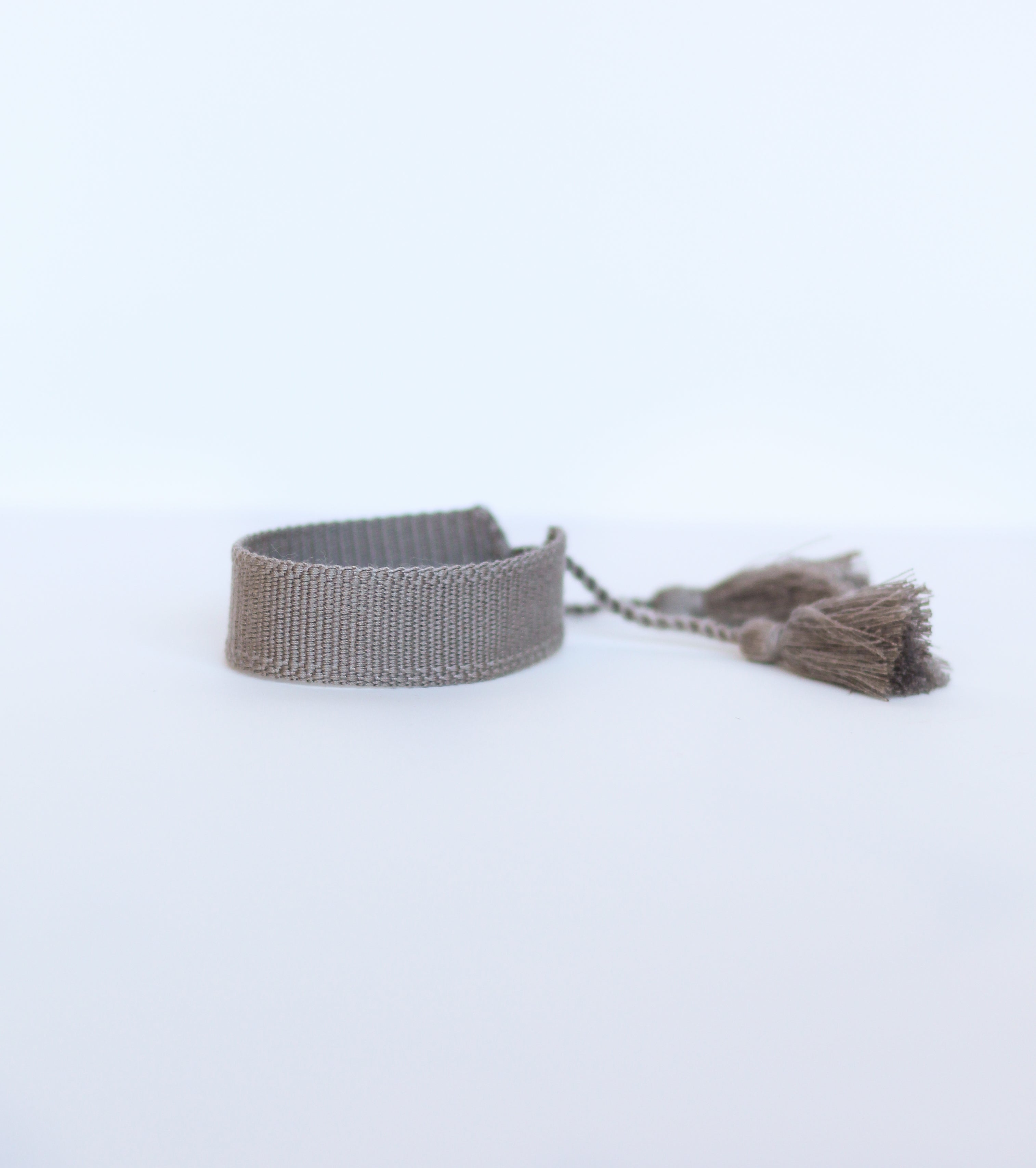 Solid Custom Embroidered Bracelet