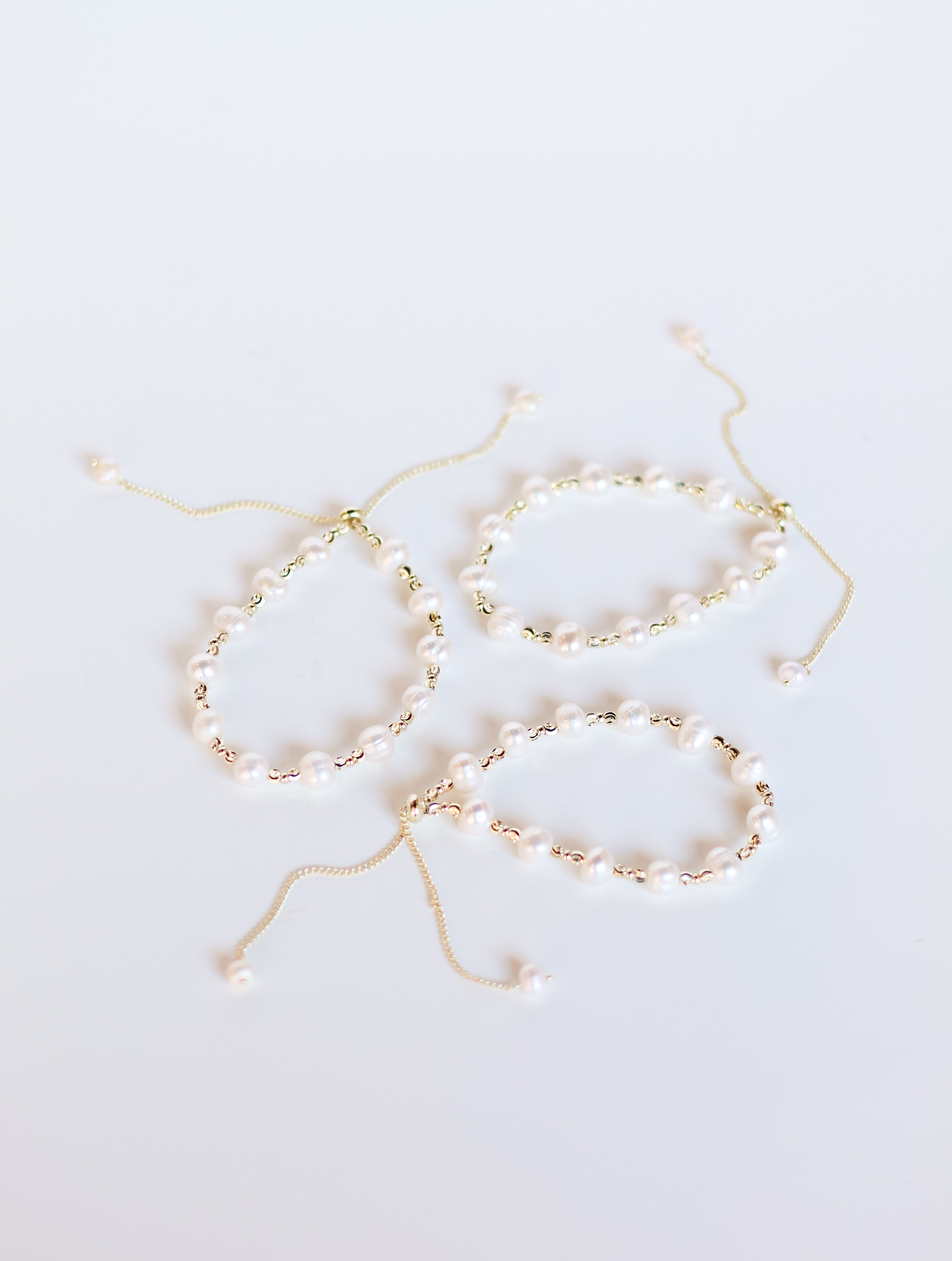 Adjustable Pearl Bracelet