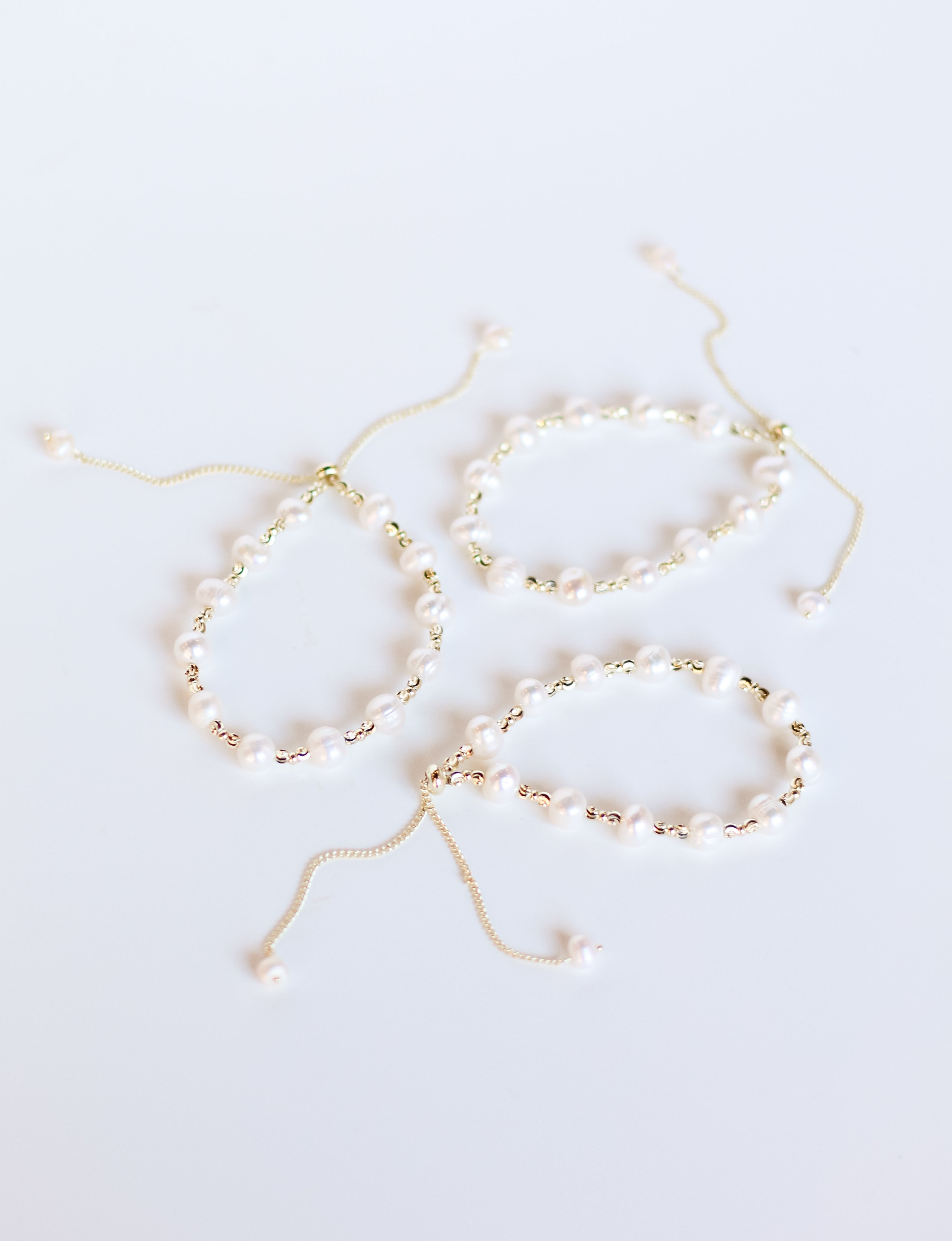 Adjustable Pearl Bracelet