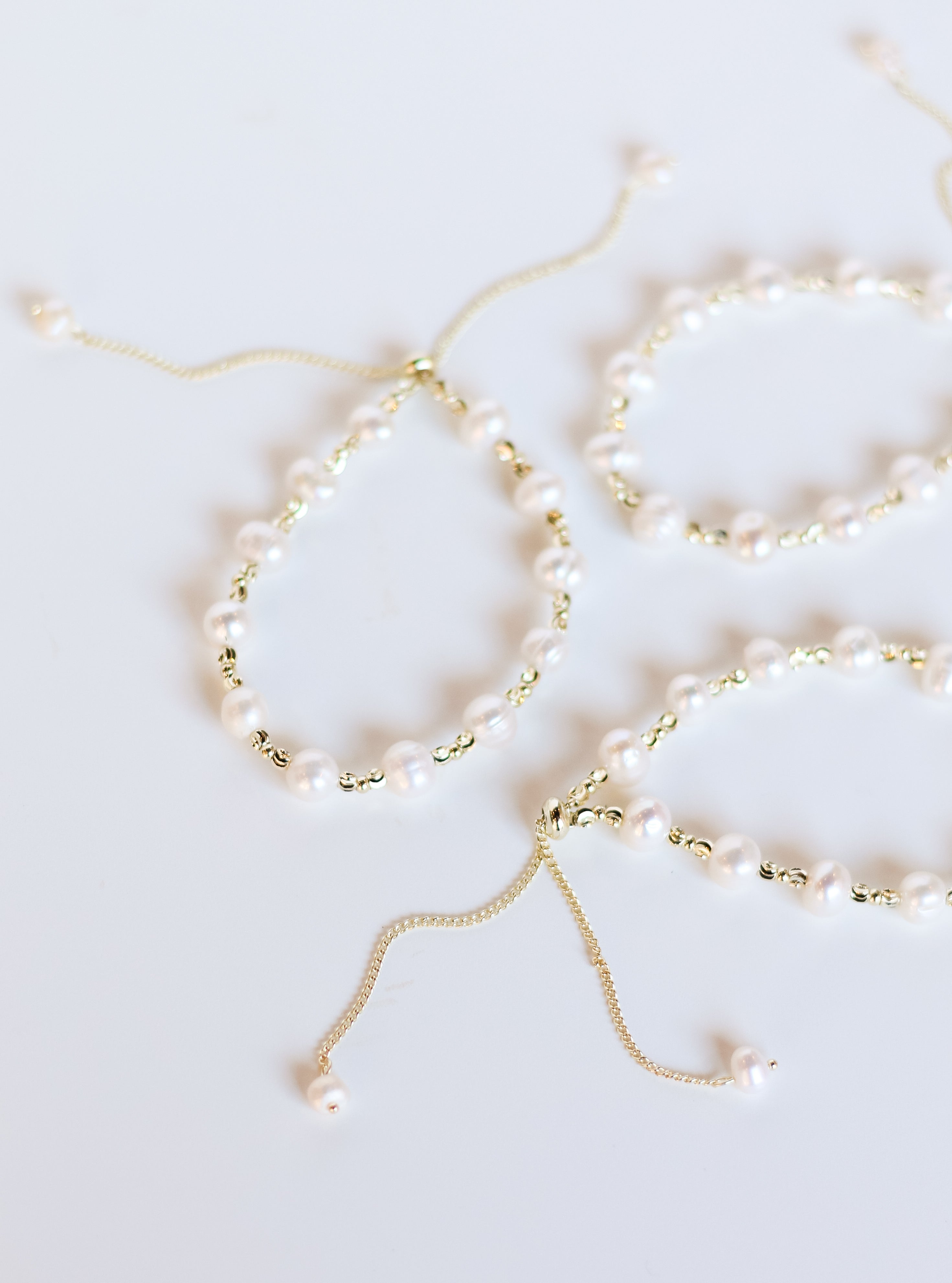 Adjustable Pearl Bracelet
