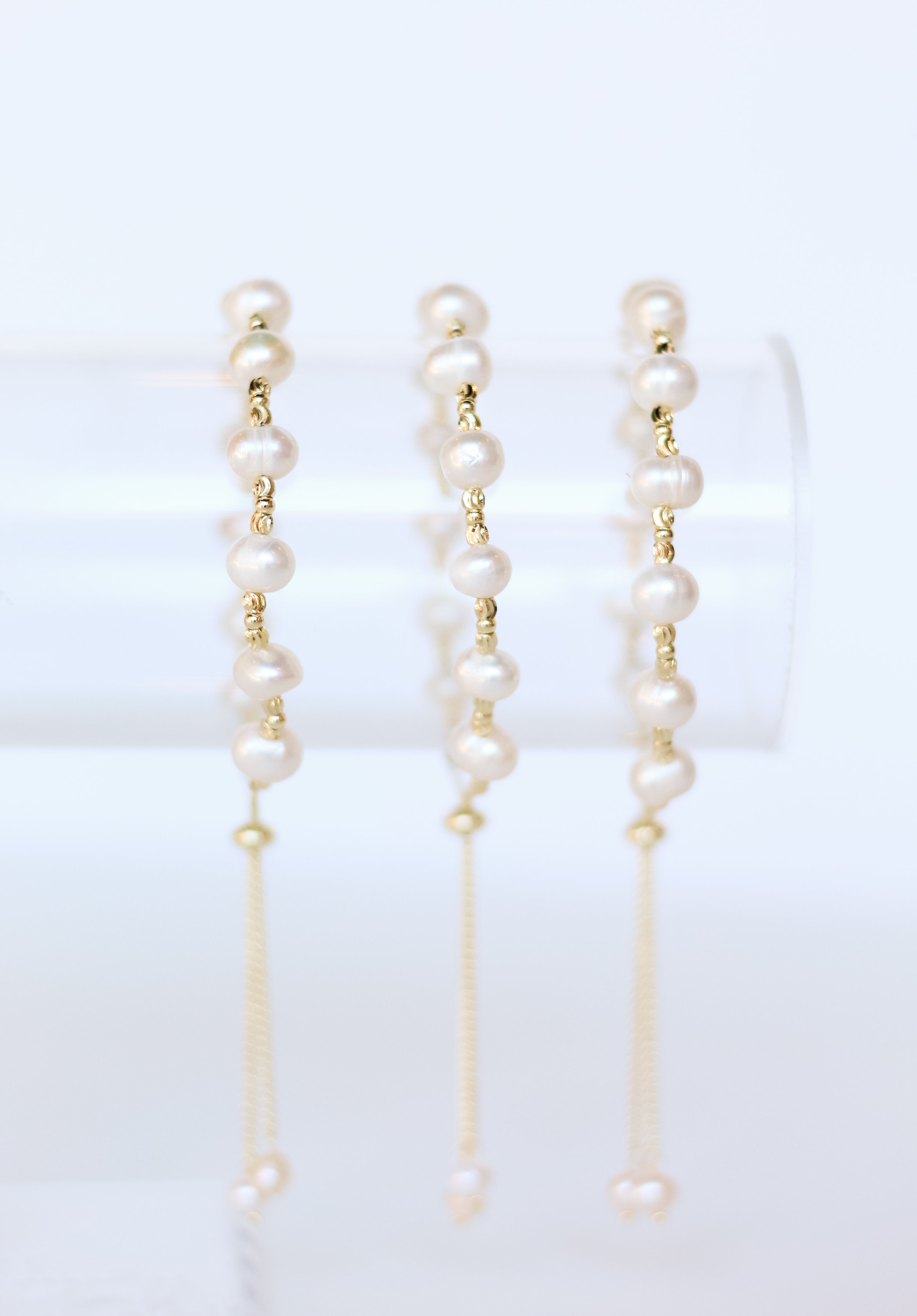 Adjustable Pearl Bracelet