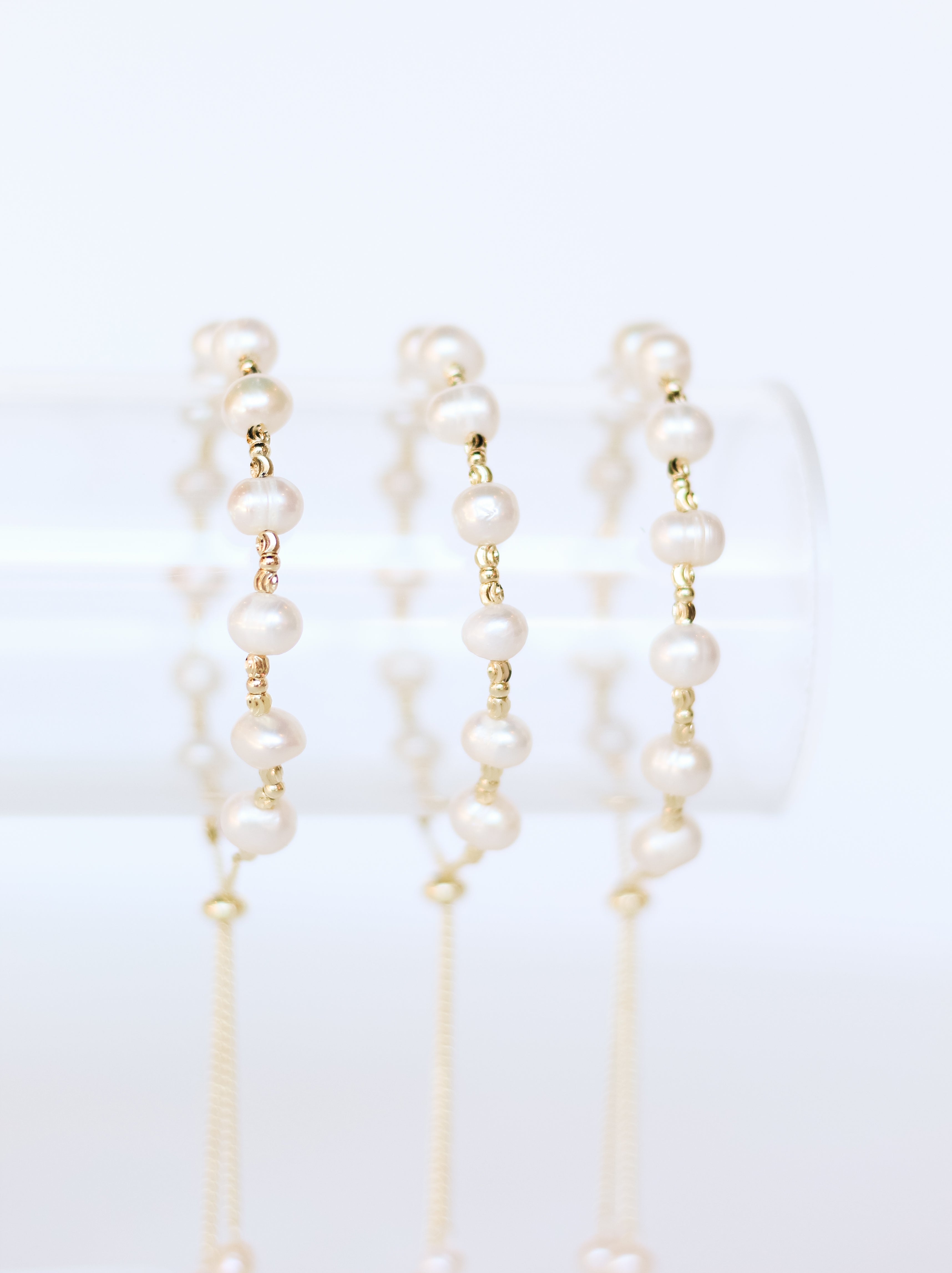 Adjustable Pearl Bracelet