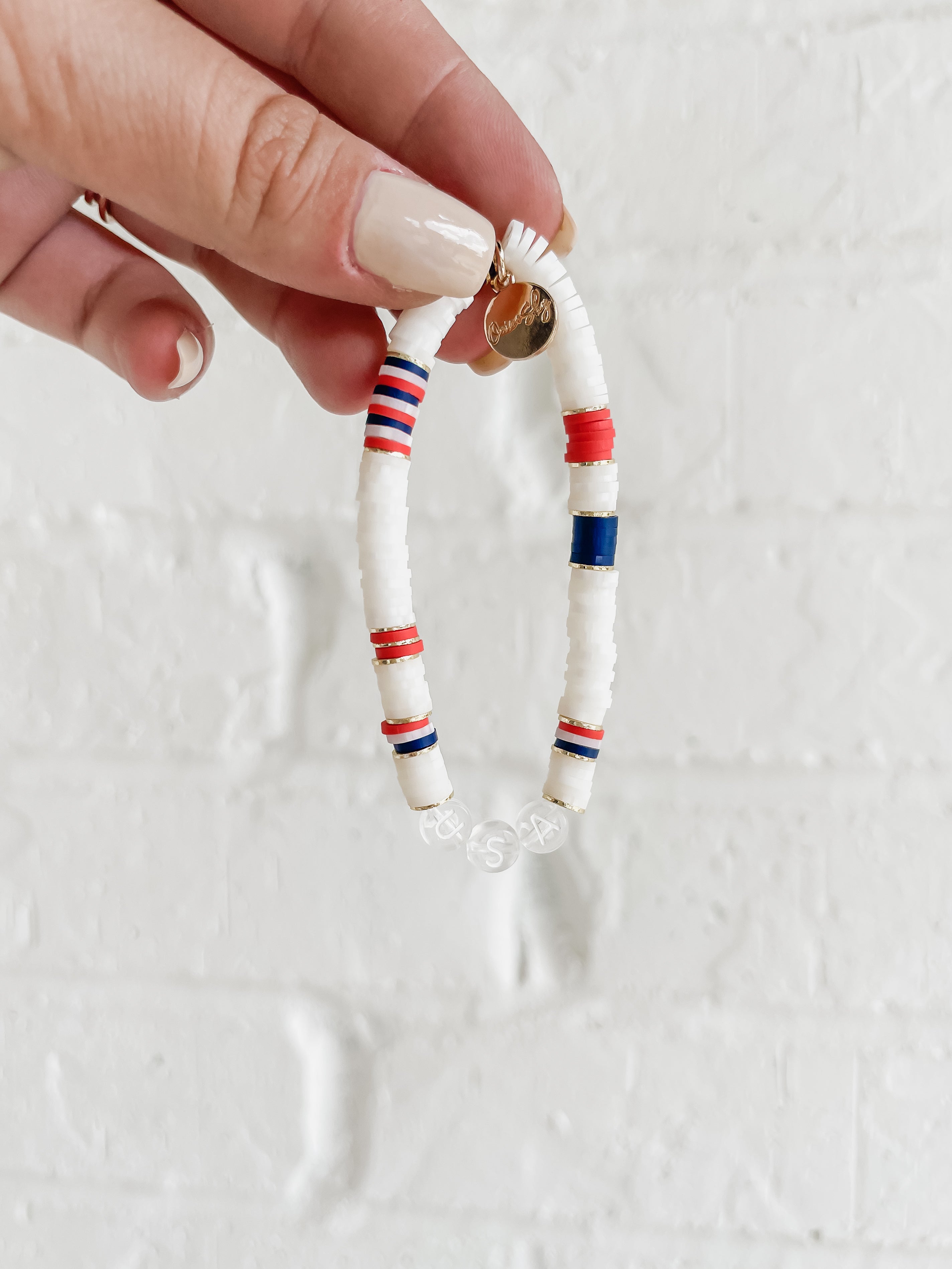 4th of July Heishi Bracelet
